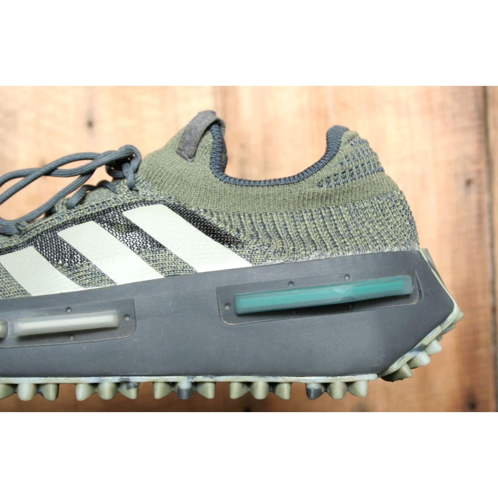 Adidas adidas NMD S1 Focoli/Silpeb/Carbon Primeknit Camo Sole Trainers Men's Sz. 10 - Green, 2023, IE2075, Sneaker, Athletic, MENS Size US 10 / EU 43 - 7 Thumbnail