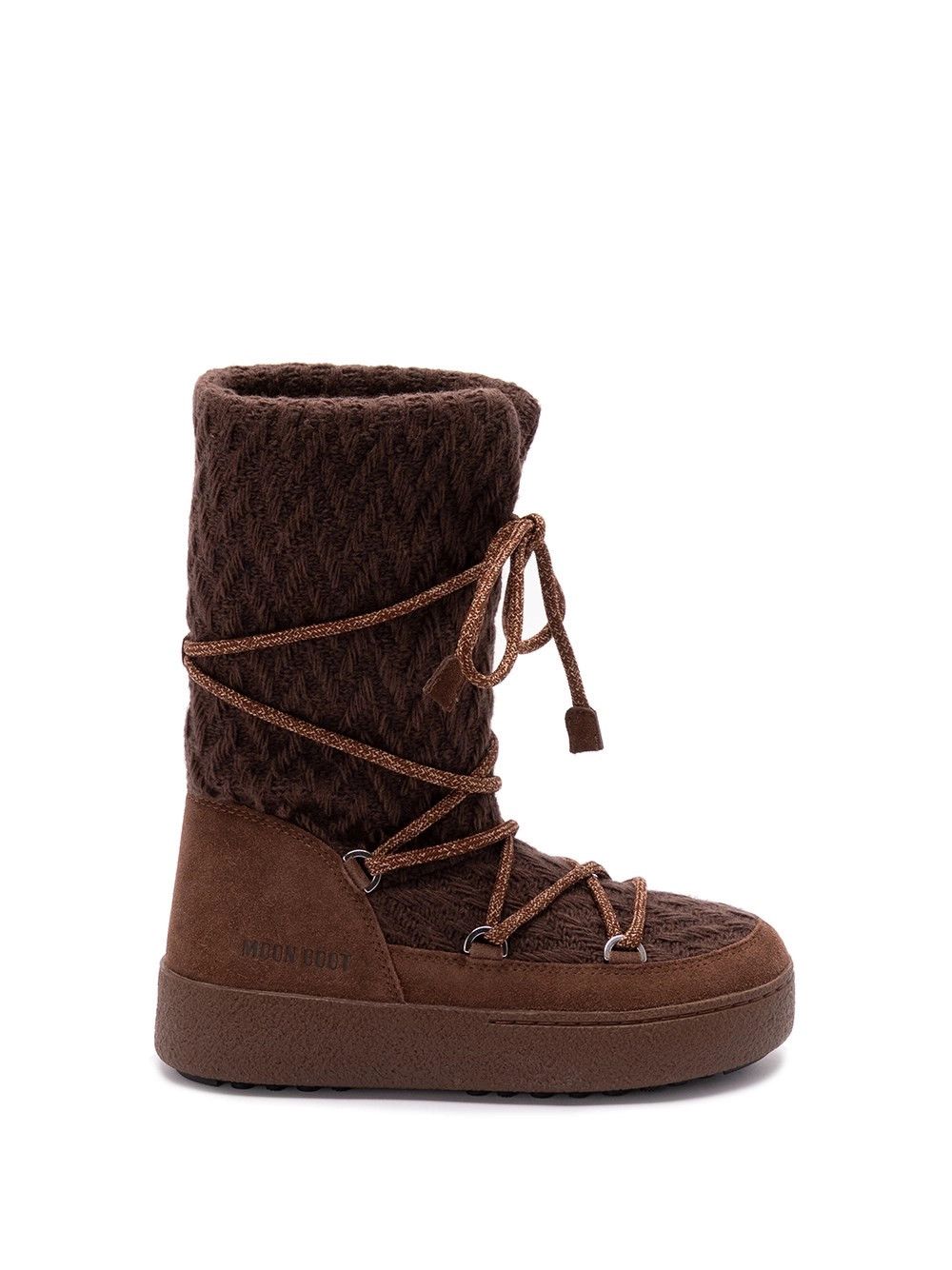 Moon Boot `MB X Guest In Residence Ltrack Knit` Boots Size US 10 / IT 40 - 1 Thumbnail