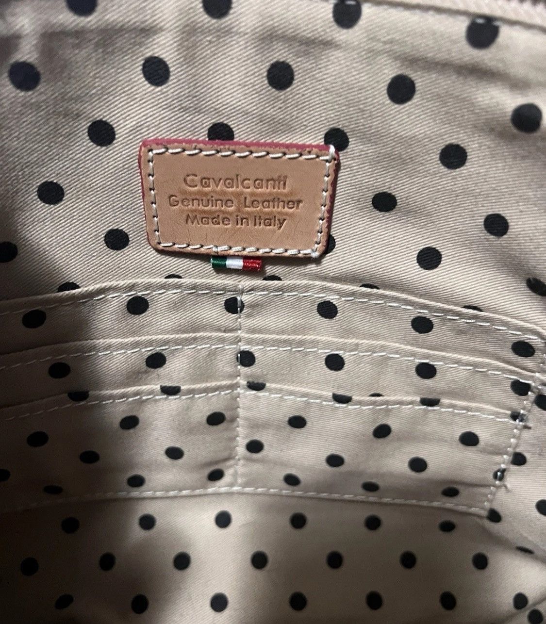 Designer Cavalcanti -Brown Floral Large Leather ClutchMADE IN ITALY Size ONE SIZE - 3 Thumbnail