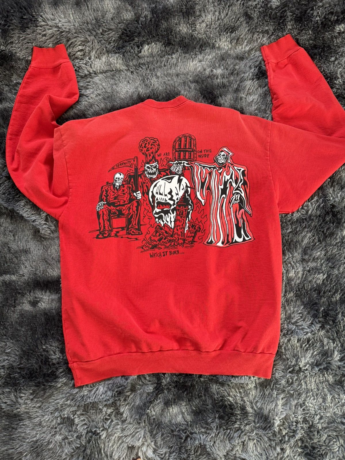 Warren Lotas Warren Lotas Watch It Burn Sweater - XL Size US XL / EU 56 / 4 - 4 Thumbnail