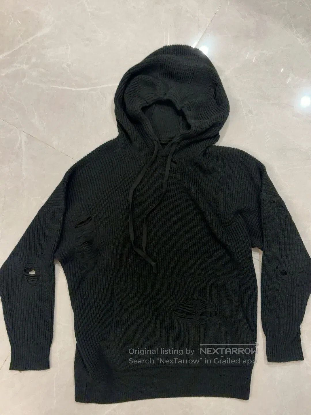 Neighborhood Neighborhood Savage Hoodie with Distressed Detail. Size US L / EU 52-54 / 3 - 1 Thumbnail