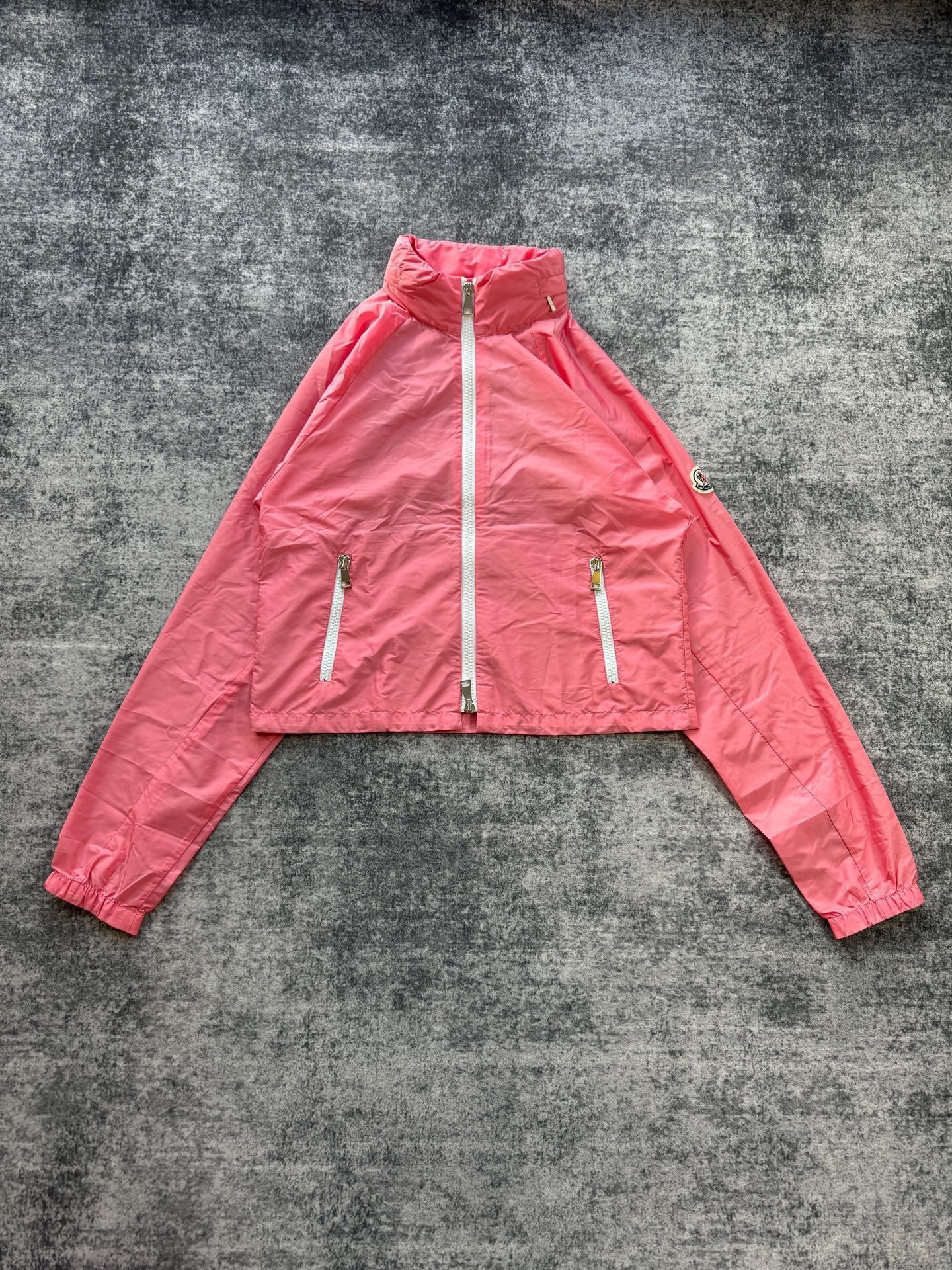 Moncler Moncler Pink Raincoat s Men Size US S / EU 44-46 / 1 - 1 Thumbnail