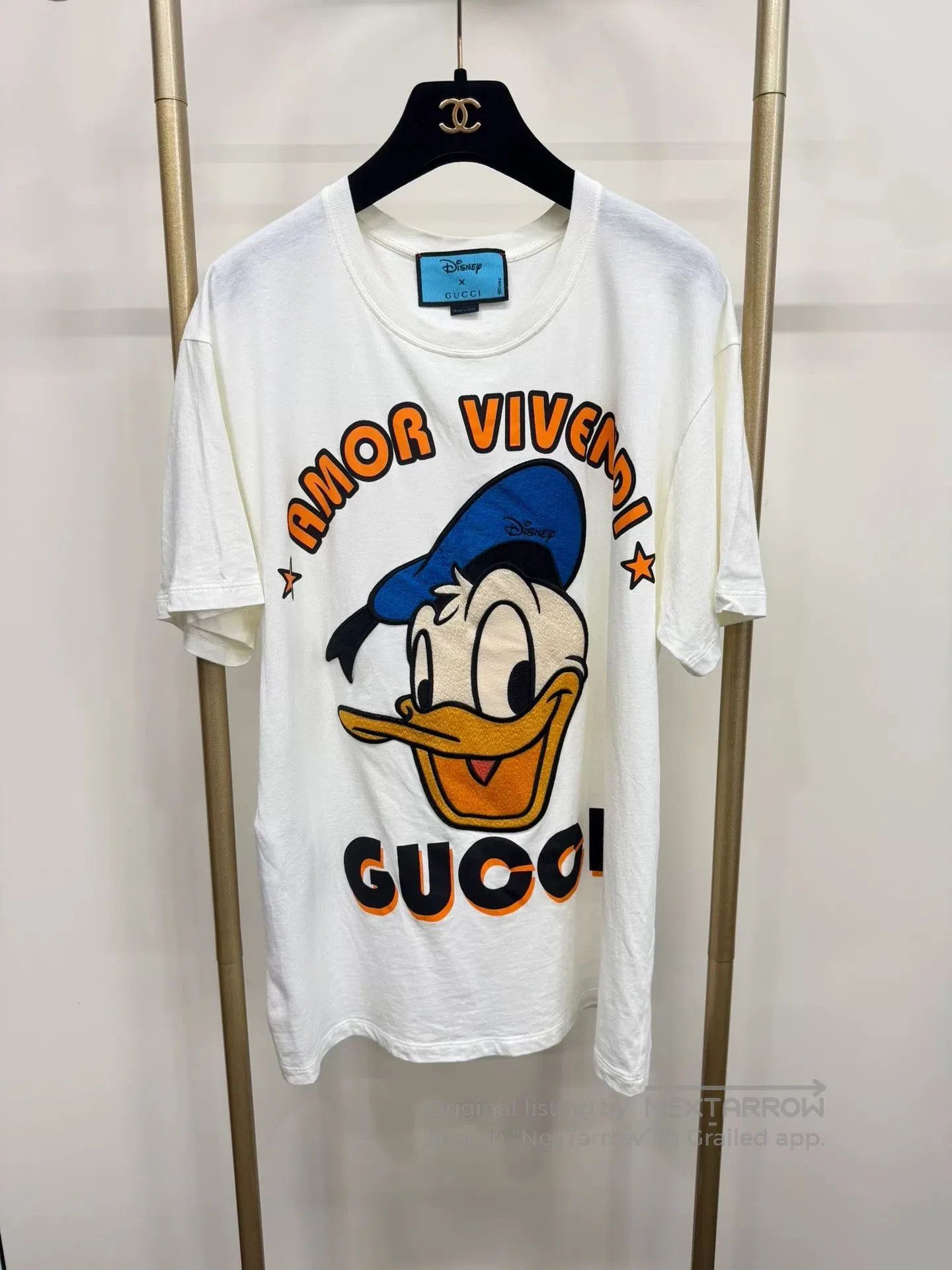 Gucci Gucci Disney Donald Duck Embroidered T. Size XS / US 0-2 / IT 36-38 - 1 Thumbnail