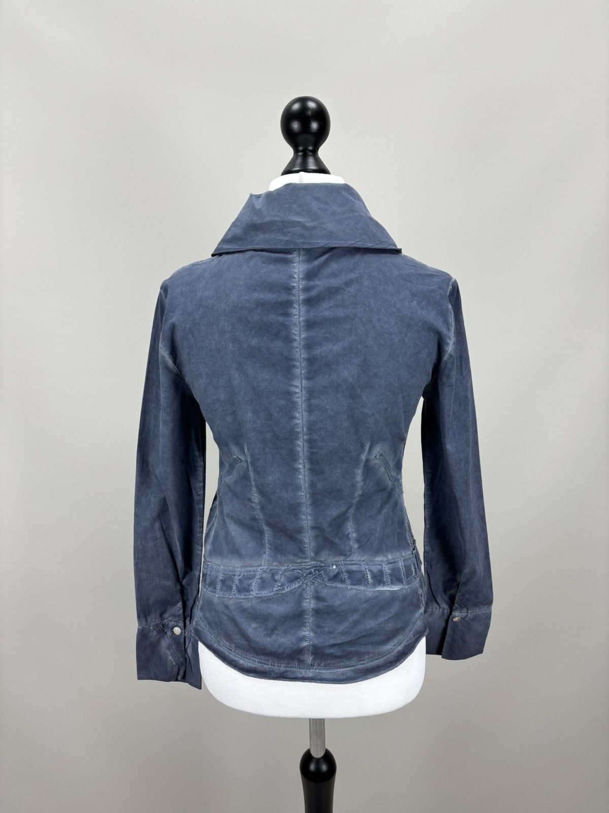 Elisa Cavaletti Womens blouse Bottega by Elisa Cavaletti Size S Color Blue Size S / US 4 / IT 40 - 7 Thumbnail