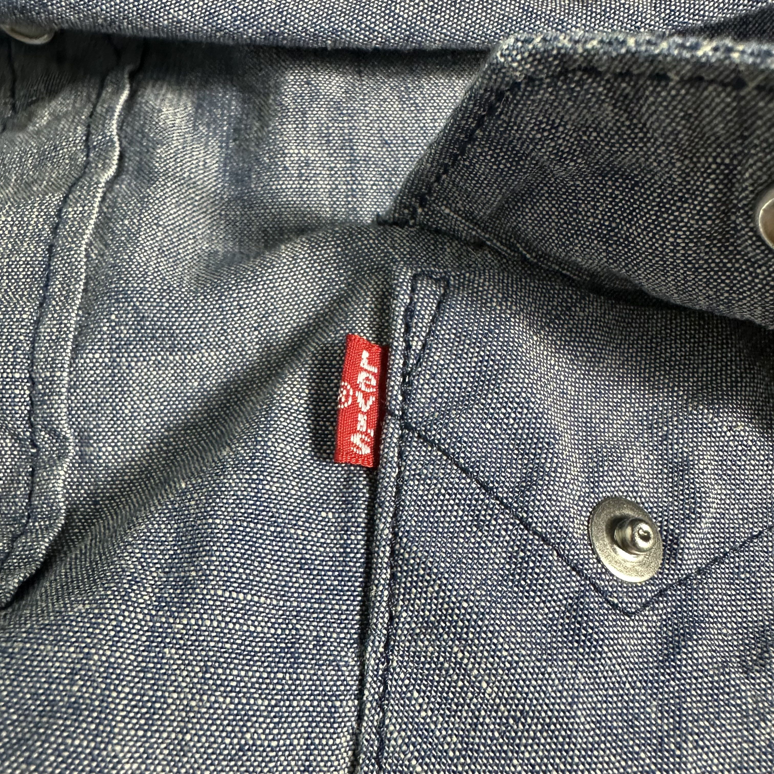 Levi's 🔥RARE🔥Vintage Levi's Sawtooth Western Diamond Button Shirt Size US XXL / EU 58 / 5 - 5 Thumbnail