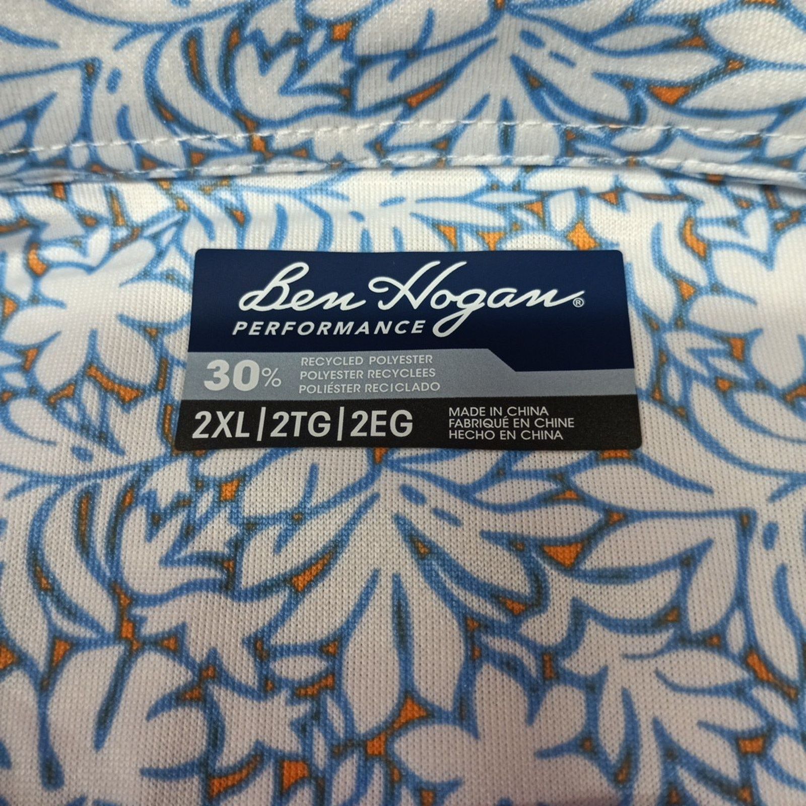 Other Ben Hogan Polo Shirt Men's Size 2XL (50/52) Floral Stretch Size US XXL / EU 58 / 5 - 3 Thumbnail