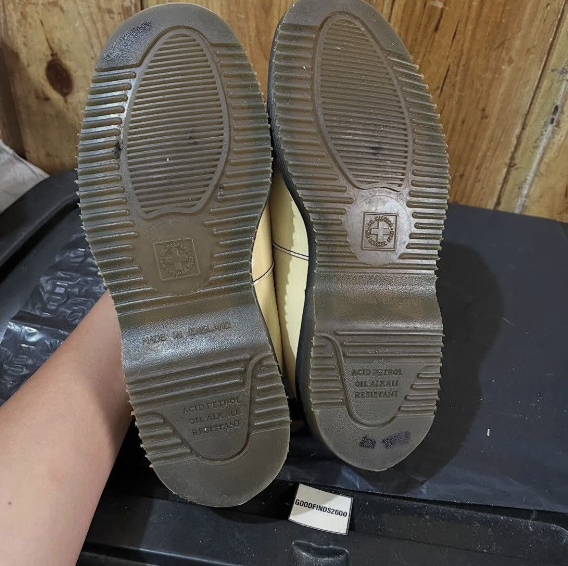CDG by Comme des Garcons × Dr. Martens Rare Dr Martens x CDG Ballerina Flat Shoes Yellow Size US 6 / IT 36 - 6 Thumbnail
