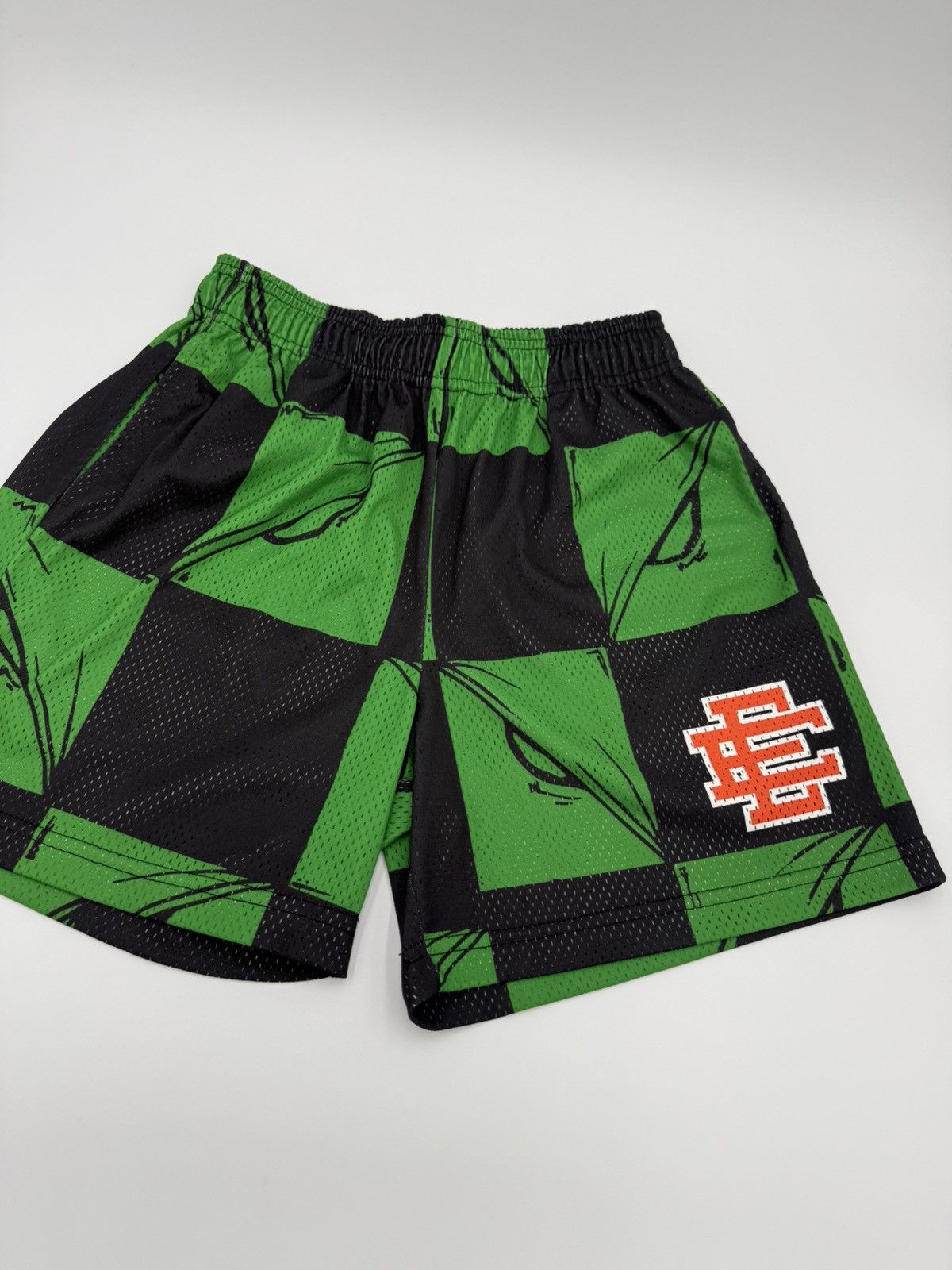 Other Eric Emanuel x Matty Boy Shorts ‘Slime/Orange’ Size US 31 - 1 Thumbnail
