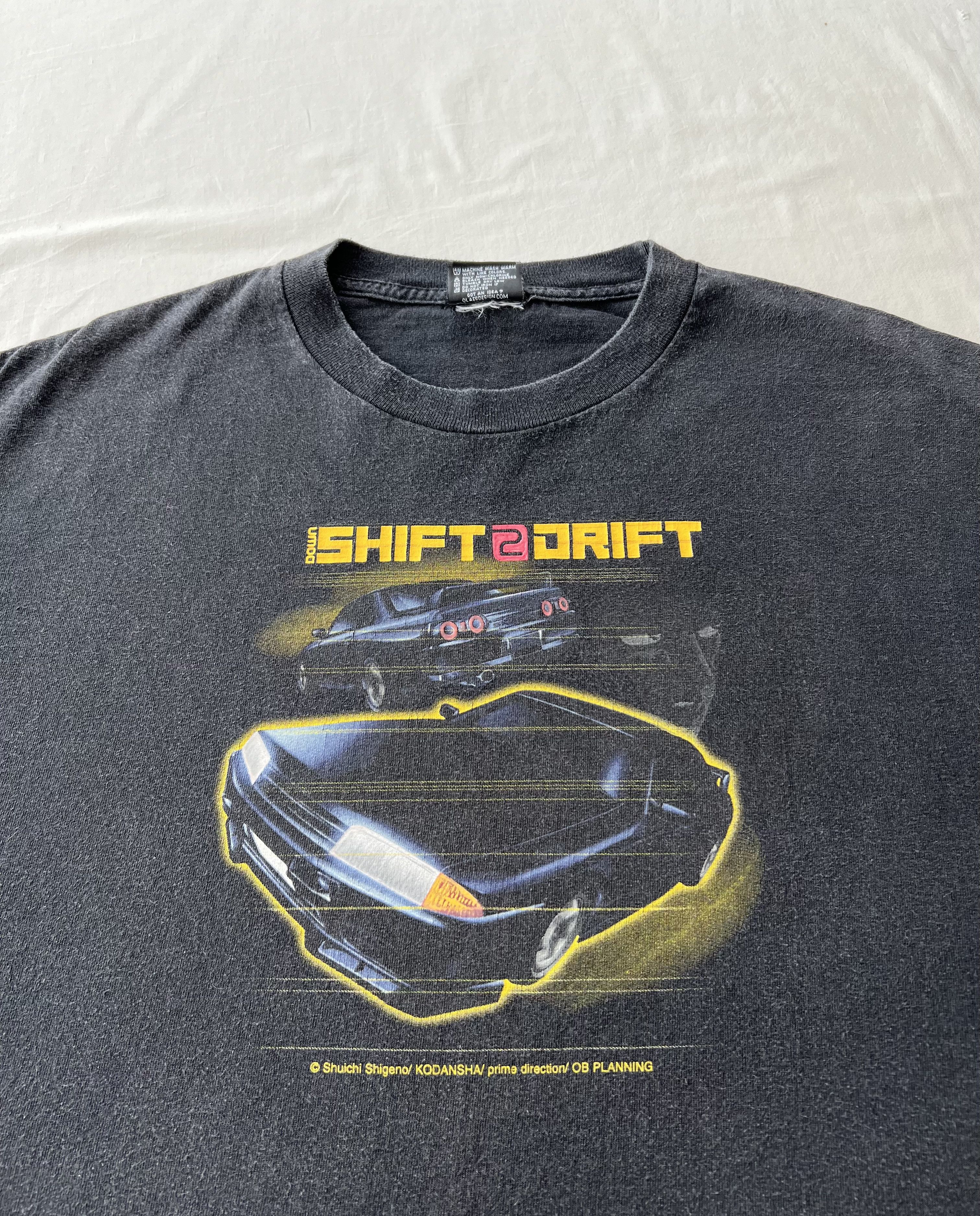 Anime Vintage 90s Initial D Nissan Skyline GT-R Anime T-shirt Size US XL / EU 56 / 4 - 5 Thumbnail