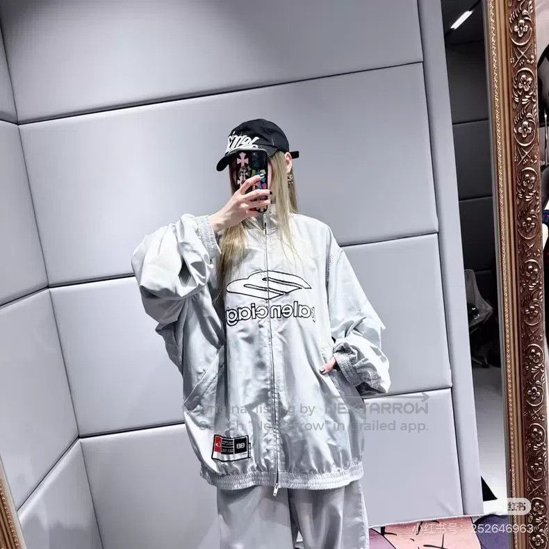 Balenciaga Balenciaga Soccer Embroidered Jersey Jacket Size US XS / EU 42 / 0 - 5 Thumbnail