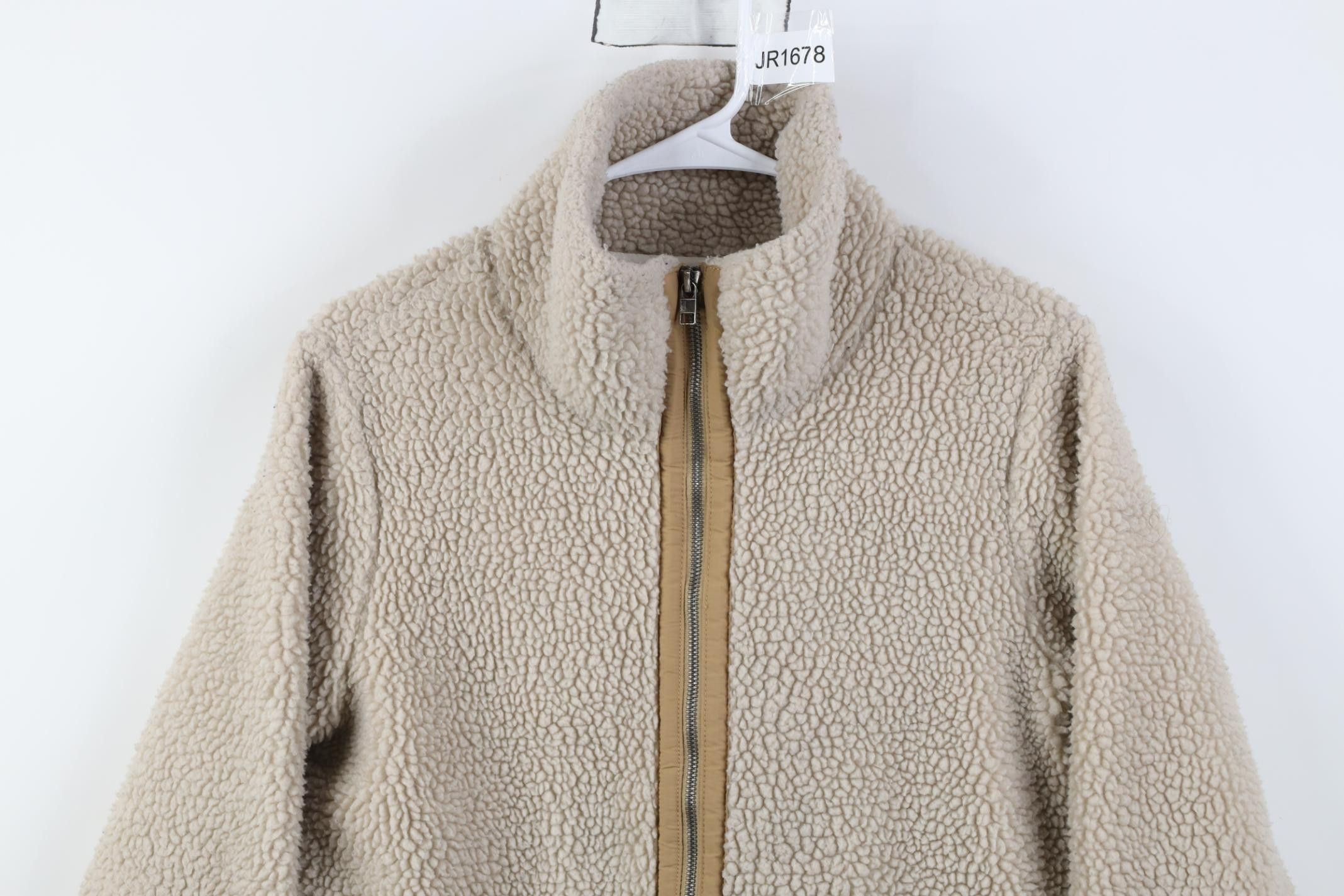 Patagonia Patagonia Pile Fleece Divided Sky Full Zip Jacket Natural Size M / US 6-8 / IT 42-44 - 2 Thumbnail