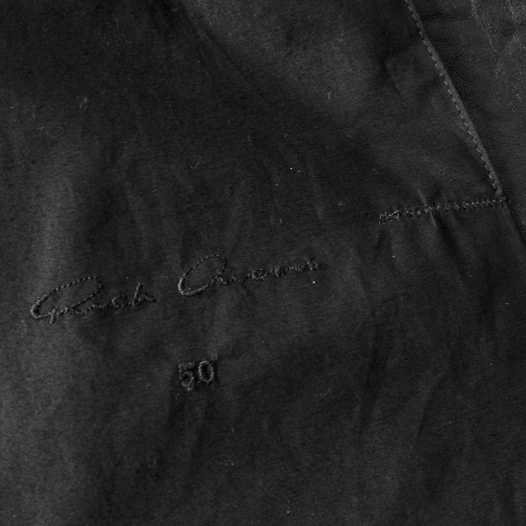 Rick Owens RICK OWENS Stooges Leather Biker Jacket 17AW Size US M / EU 48-50 / 2 - 10 Thumbnail