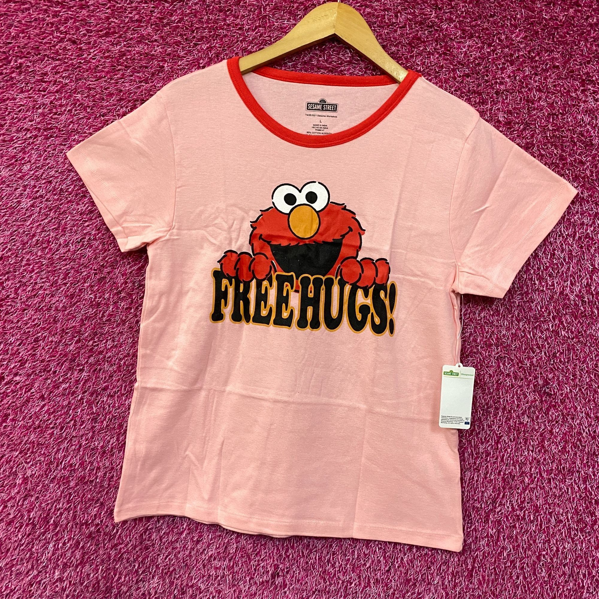 Other Sesame Street Elmo Free Hugs Graphic Pajama Set Large Size L / US 10 / IT 46 - 3 Thumbnail