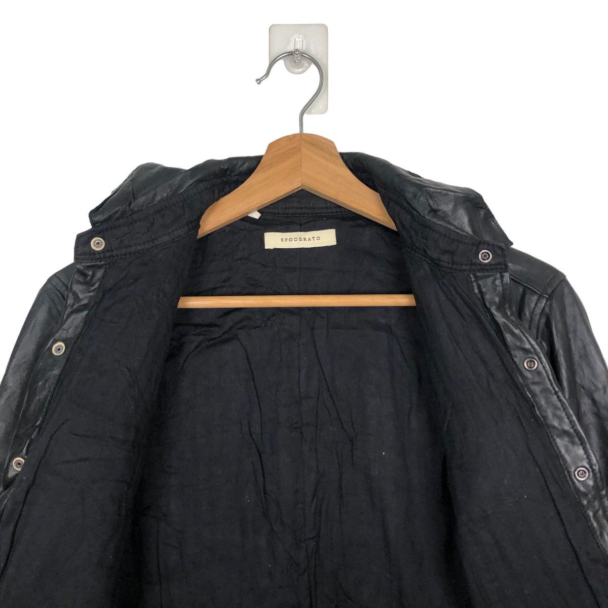 Japanese Brand VINTAGE SOFT LEATHER JACKET SFODERATO SHIRTS JACKET Size US M / EU 48-50 / 2 - 10 Thumbnail