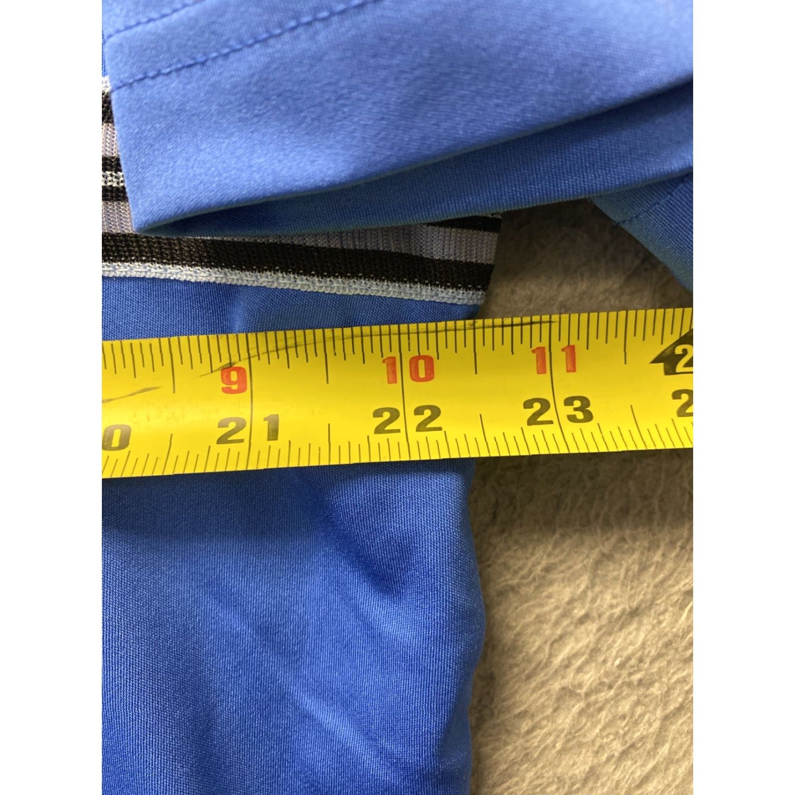 Izod IZOD Men's Large Blue Stretch Golf Polo Shirt Size L Blue 34-98 Size US L / EU 52-54 / 3 - 4 Thumbnail