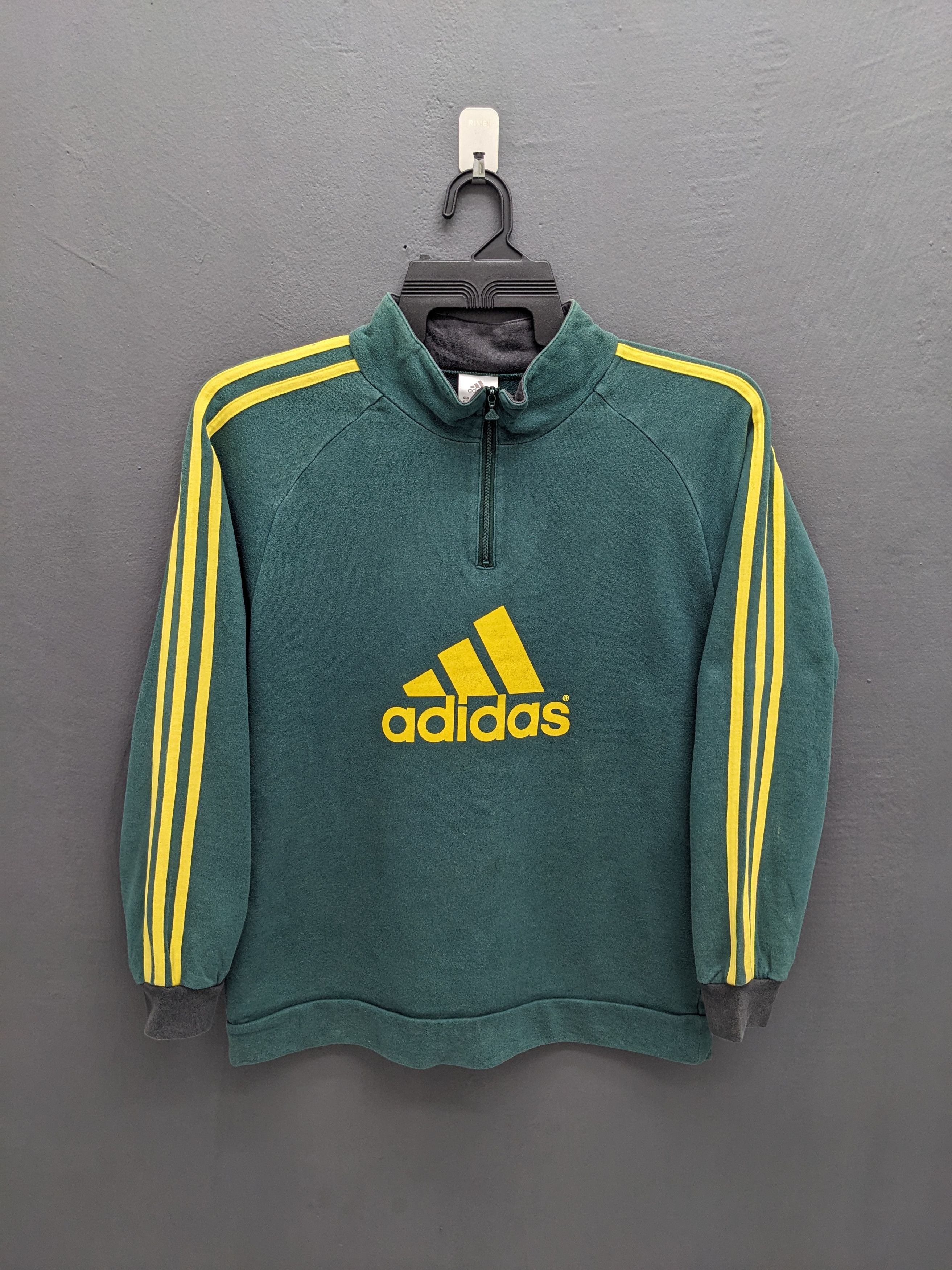 Adidas VINTAGE 90S ADIDAS HALF ZIPPER SWEATSHIRT Size US L / EU 52-54 / 3 - 2 Thumbnail