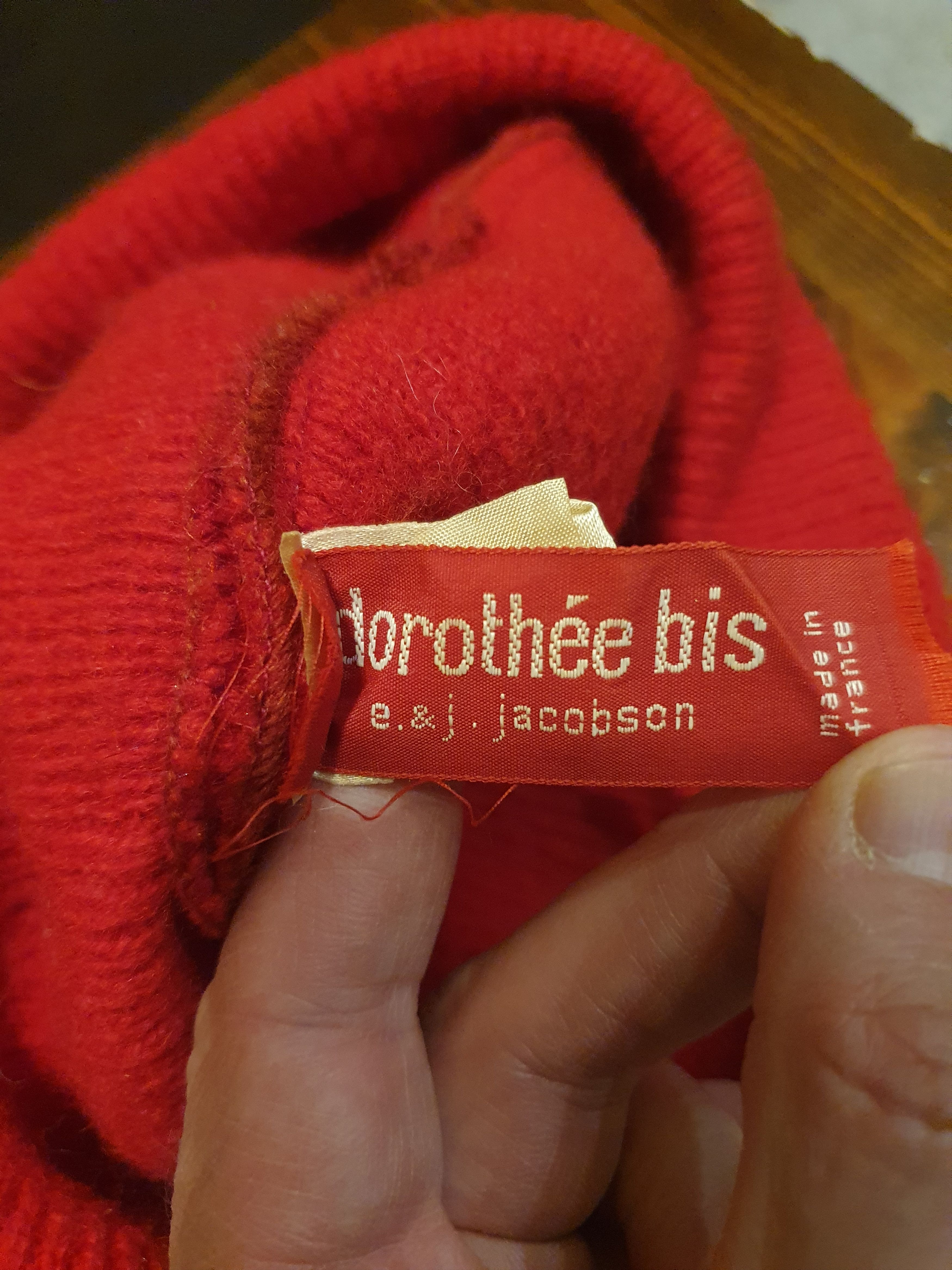 Vintage Dorothée bis e & J. Jacobson Beanie Made in France Unisex Size ONE SIZE - 2 Thumbnail