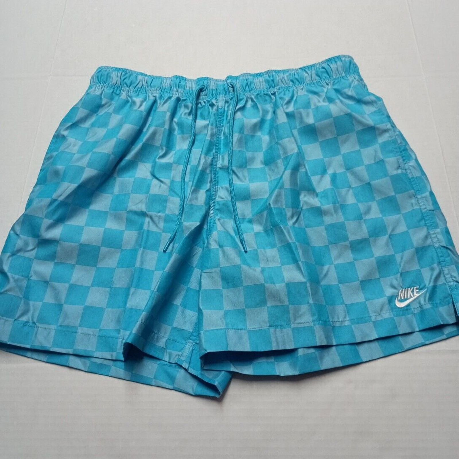 Nike Nike Club Flow Checkered Blue Shorts FN3098-447 Men's Size L Size US 34 / EU 50 - 1 Thumbnail
