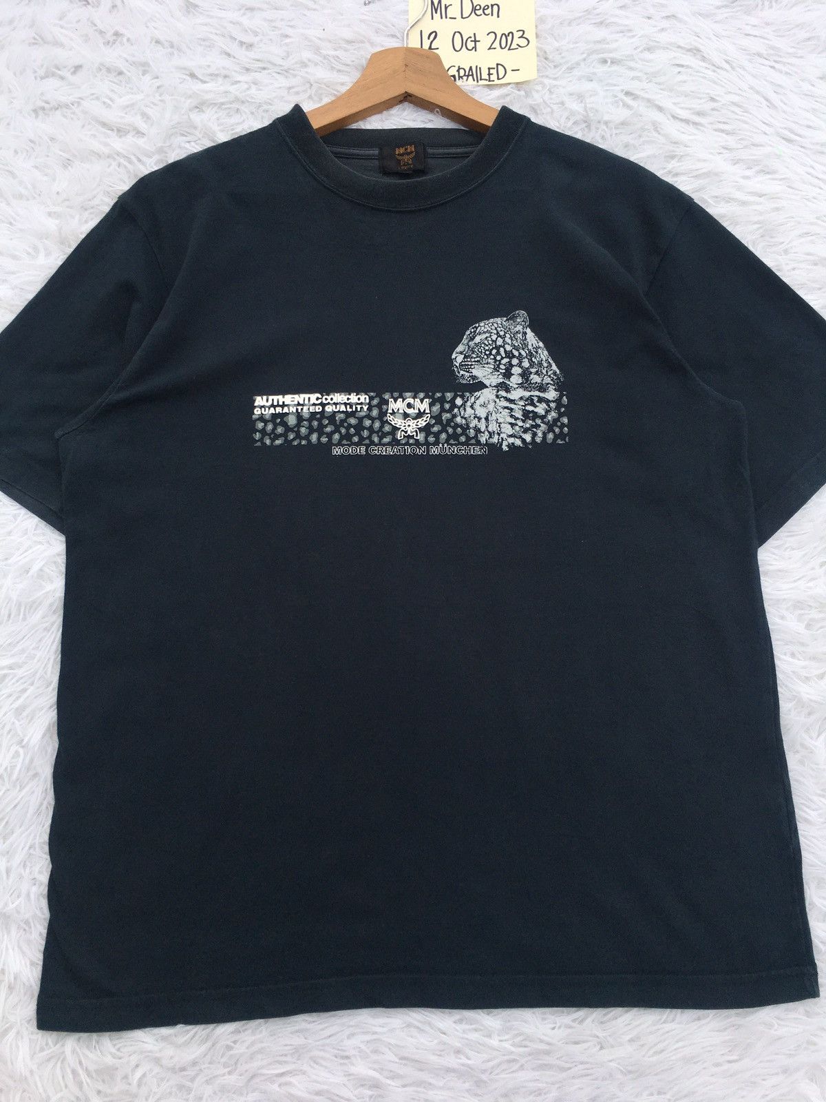 MCM Vintage MCM Logo Tshirt Size US L / EU 52-54 / 3 - 7 Thumbnail