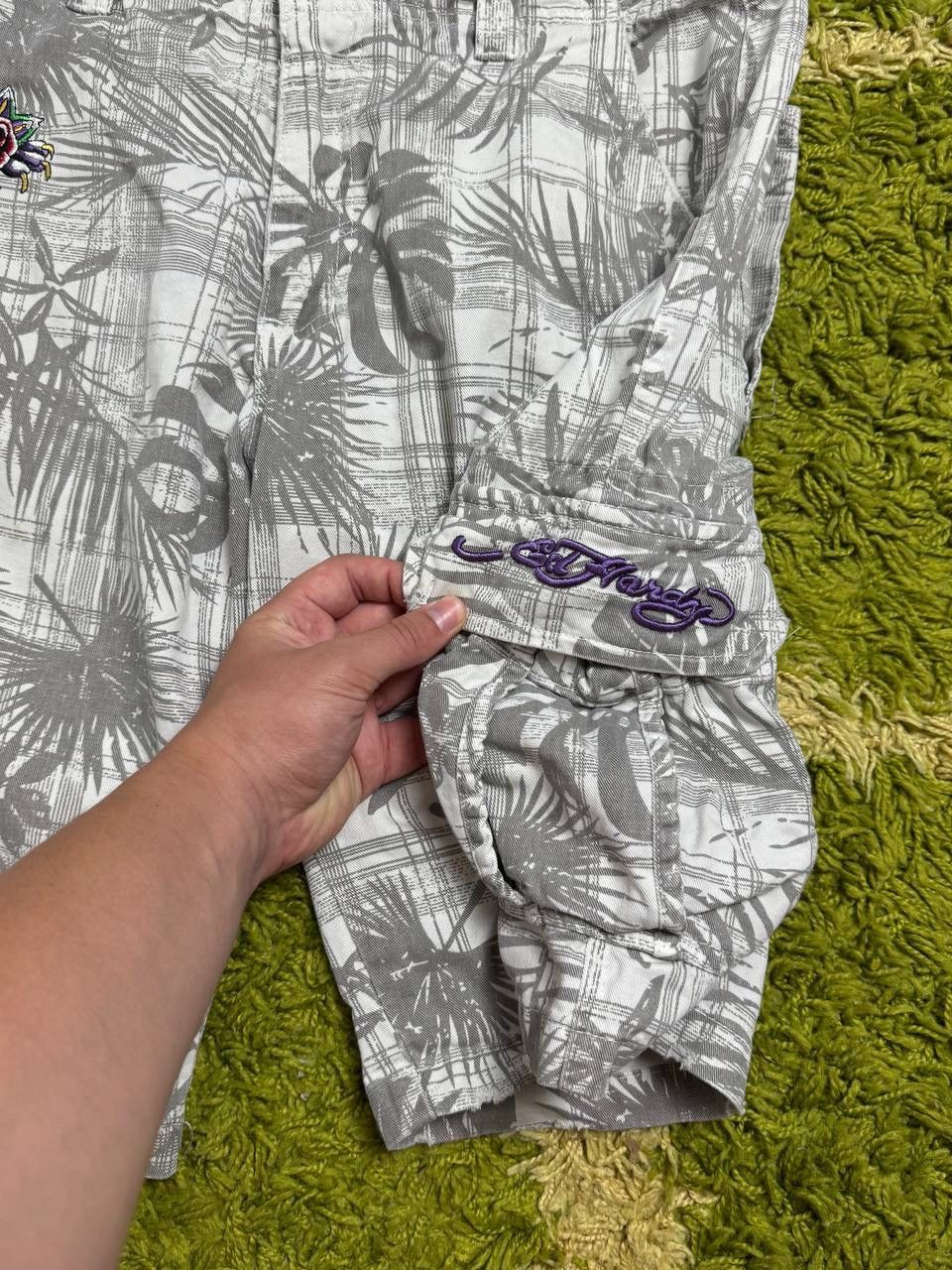Christian Audigier Vintage🔥 Ed Hardy Shorts by Cristian Audigier Size US 34 / EU 50 - 7 Thumbnail
