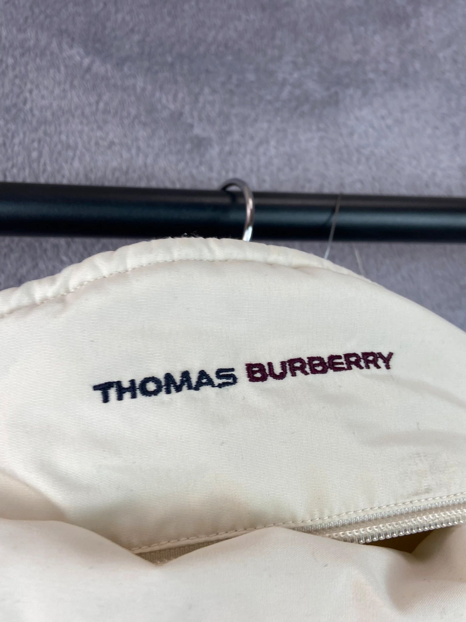 Burberry Jacket Thomas Burberry black mini logo patch vintage luxury Size US L / EU 52-54 / 3 - 5 Thumbnail