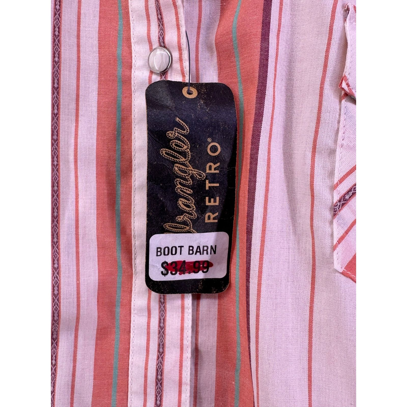 Wrangler NWT Wranger Retro Western Dress Shirt Size 2XL Size US XL / EU 56 / 4 - 7 Thumbnail