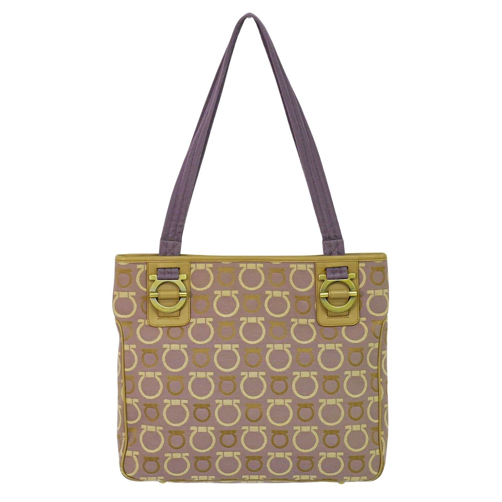 Salvatore Ferragamo Salvatore Ferragamo Gancini Shoulder Bag Canvas Size ONE SIZE - 1 Thumbnail