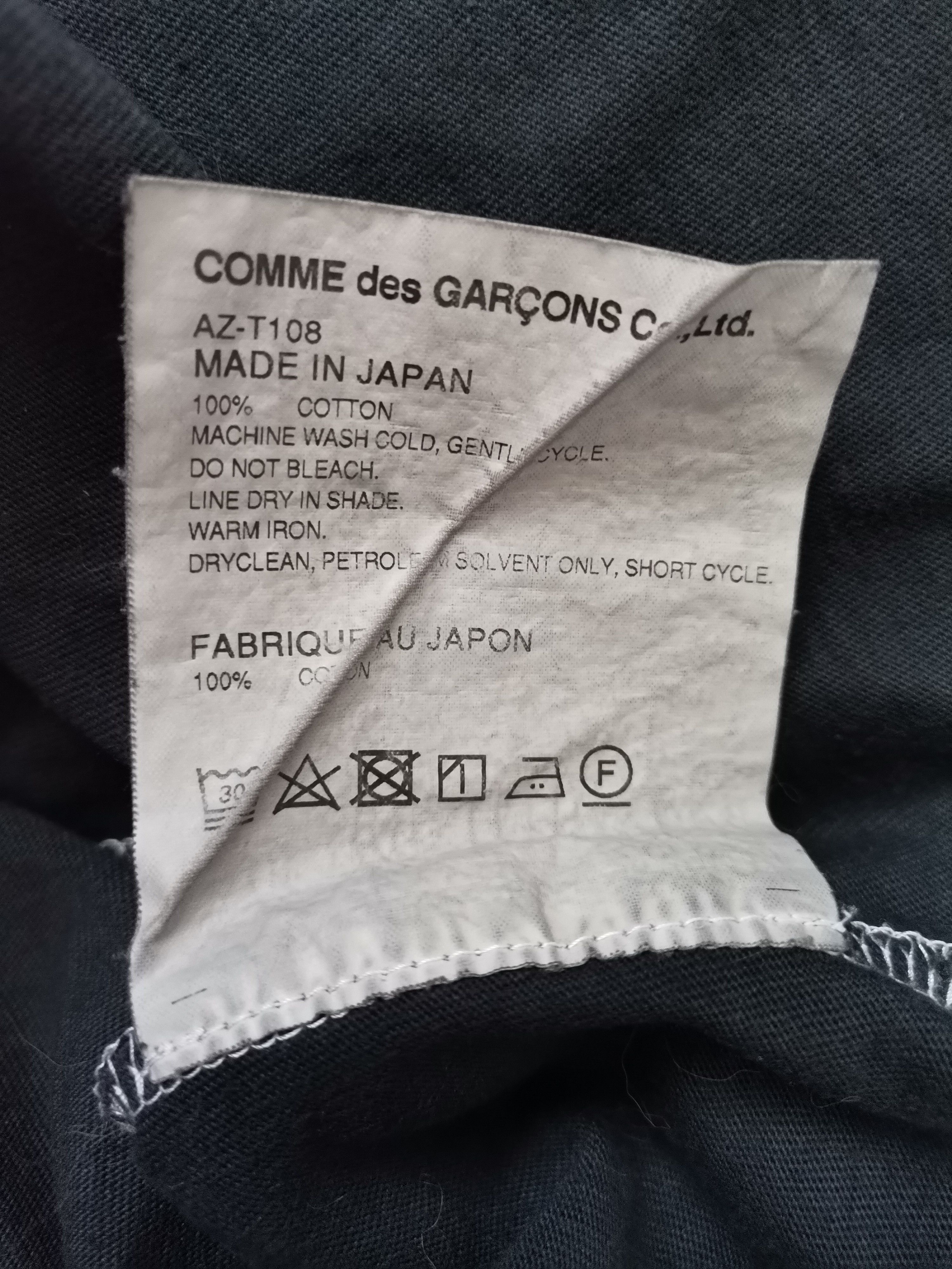 Comme des Garcons Comme des Garcons Play Overdyed T-Shirt Size US XL / EU 56 / 4 - 5 Thumbnail
