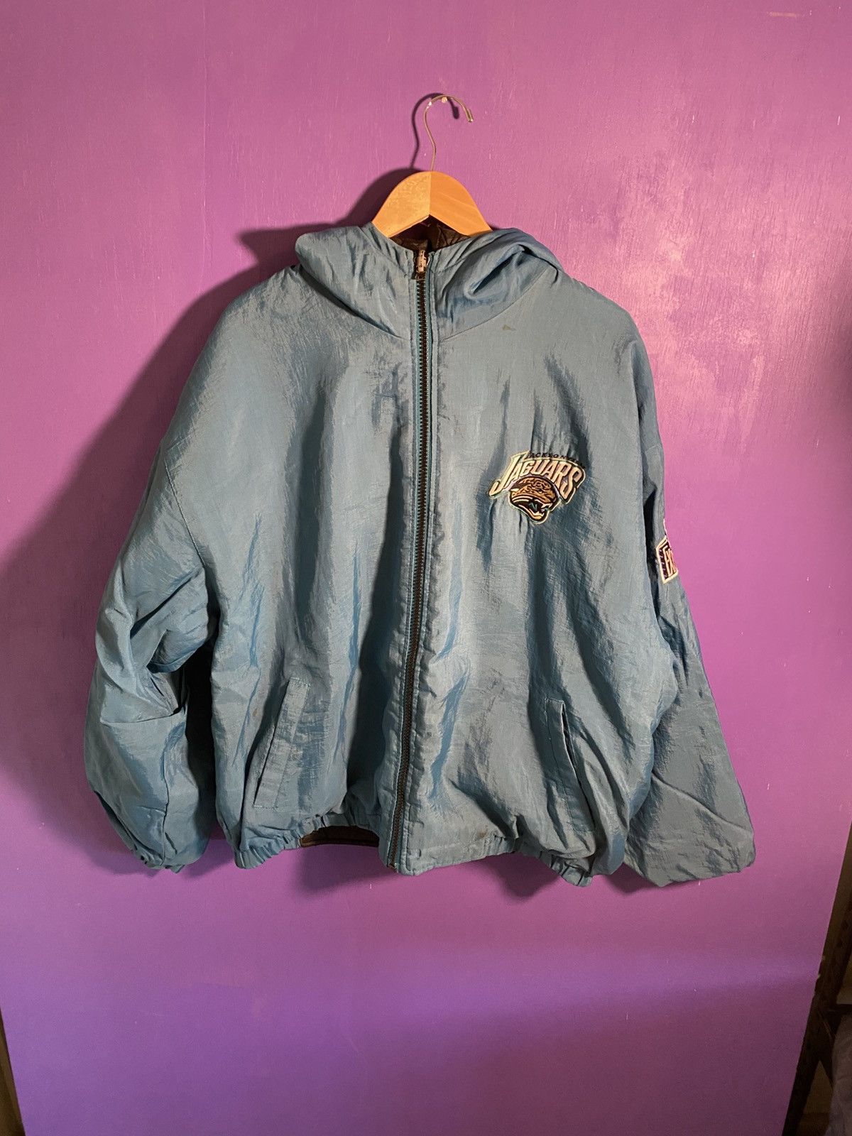 Pro Player Vintage Pro player Jacksonville jaguars reversible puffer Size US XL / EU 56 / 4 - 1 Thumbnail