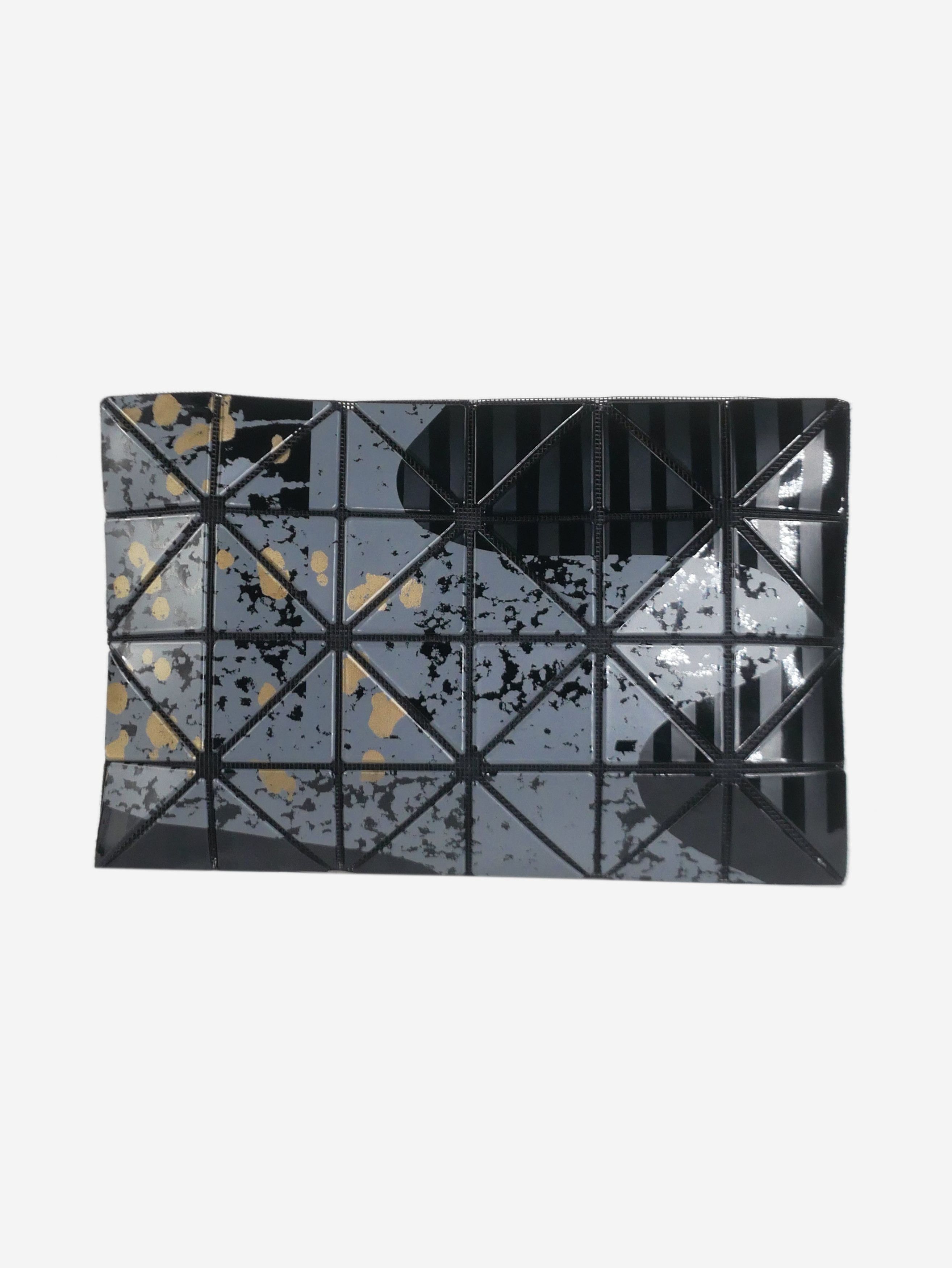 Issey Miyake Black Bao Bao Clutch Bag, Women's Product Image