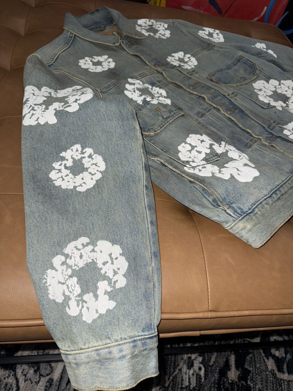 DENIM TEARS Wreath denim jacket Size US M / EU 48-50 / 2 - 2 Thumbnail