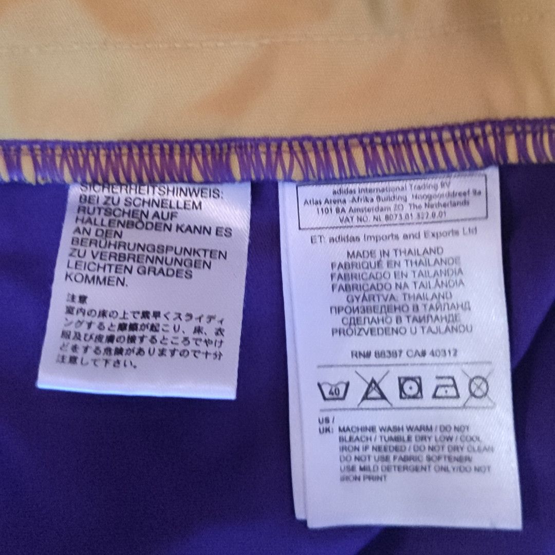 Adidas Los Angeles Lakers #24 Kobe Bryant Adidas NBA Jersey Size US L / EU 52-54 / 3 - 3 Thumbnail
