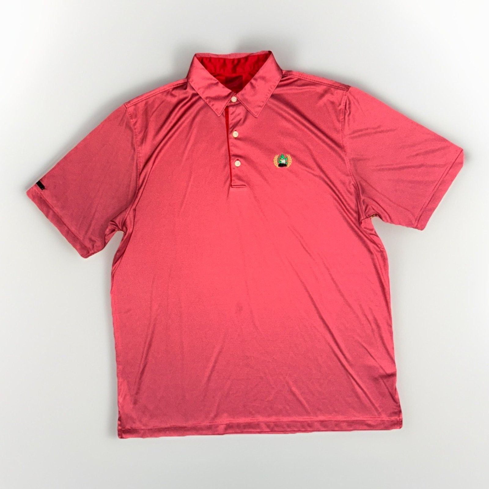 Greg Norman Greg Norman ML75 Polo Shirt L Red Micro-Check Golf Stretch Size US L / EU 52-54 / 3 - 1 Thumbnail