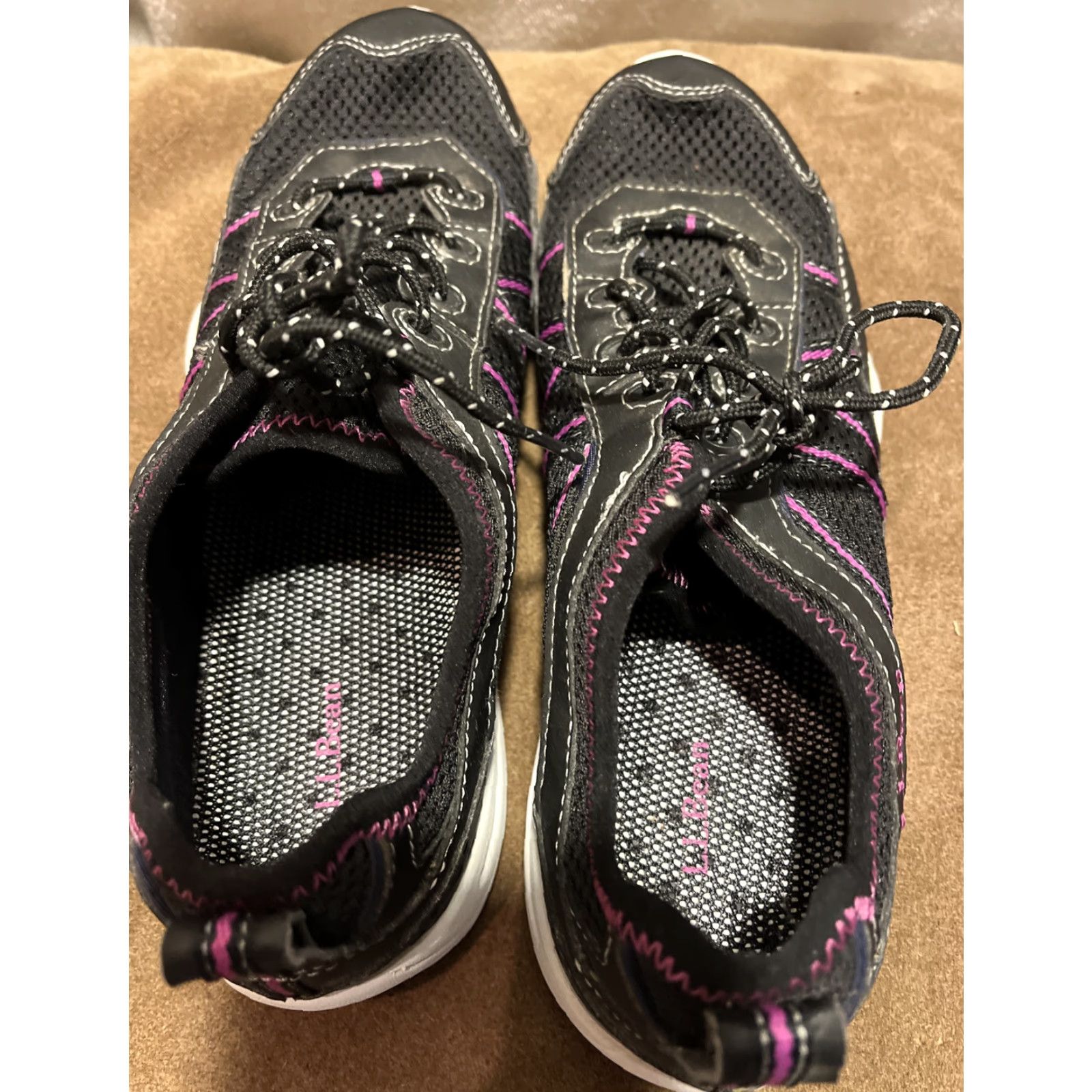 Vintage VINTAGE LL Bean Womens Athletic Sneakers Water Shoes Casual Activewear Size 6½ Black Size US 4.5 / IT 34.5 - 5 Thumbnail