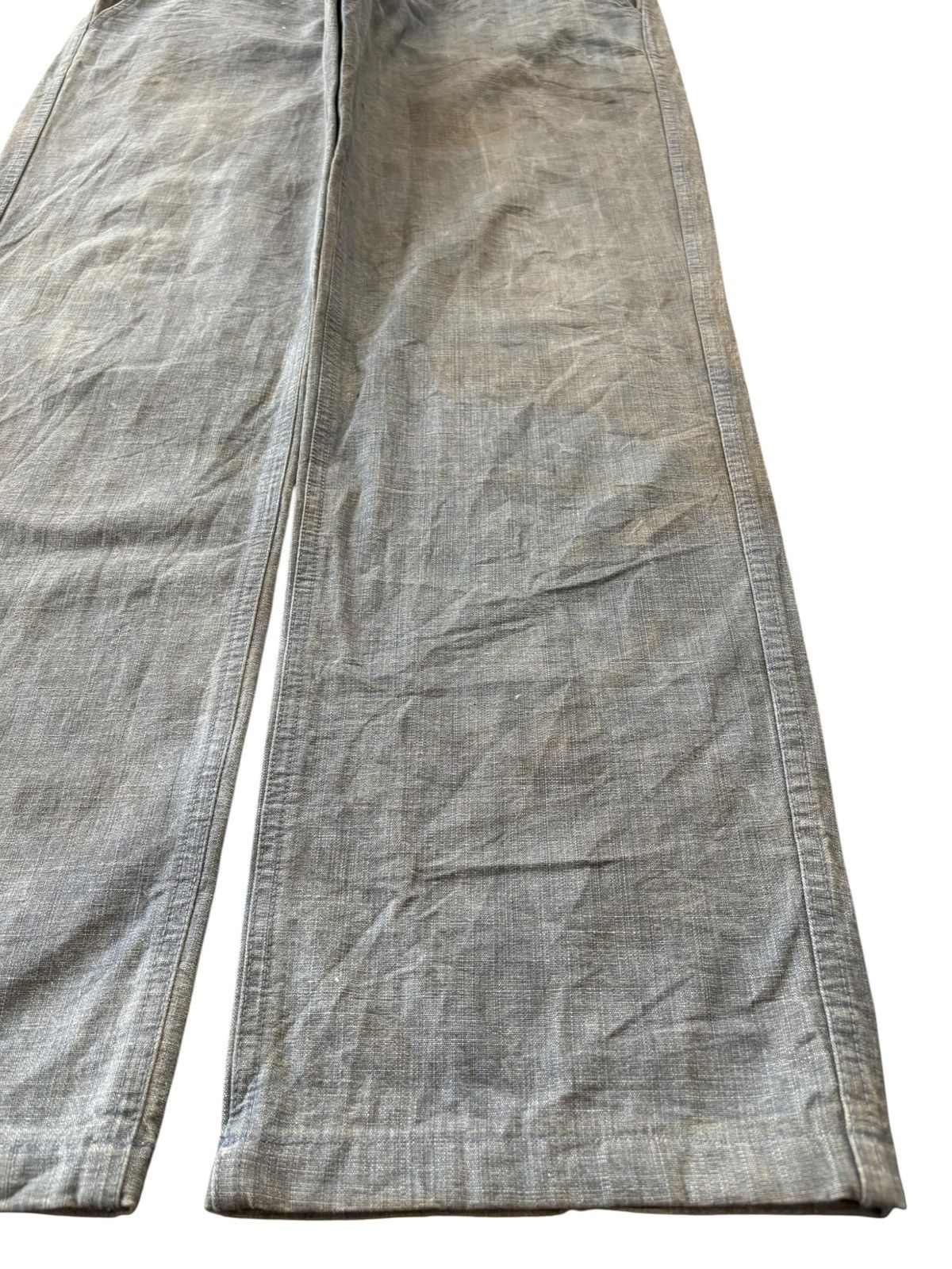 Japanese Brand Vintage Japanese Blue Way Mud Wash Baggy Jeans Size US 34 / EU 50 - 7 Thumbnail