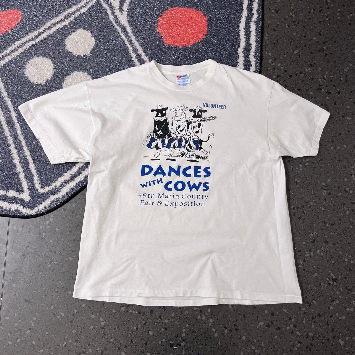 Hanes Vintage single stitch Hanes 'Dances with Cows' Graphic Size US L / EU 52-54 / 3 - 9 Thumbnail