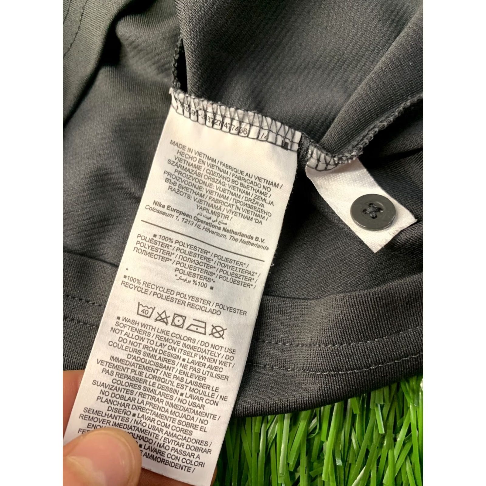 Nike Nike Dry Academy Pro Dri-Fit Original 2020 Men Football Polo Shirt Jersey Size M Gray and Orange Nike Dri-FIT Short Sleeve Classic Mens Size US M / EU 48-50 / 2 - 6 Thumbnail