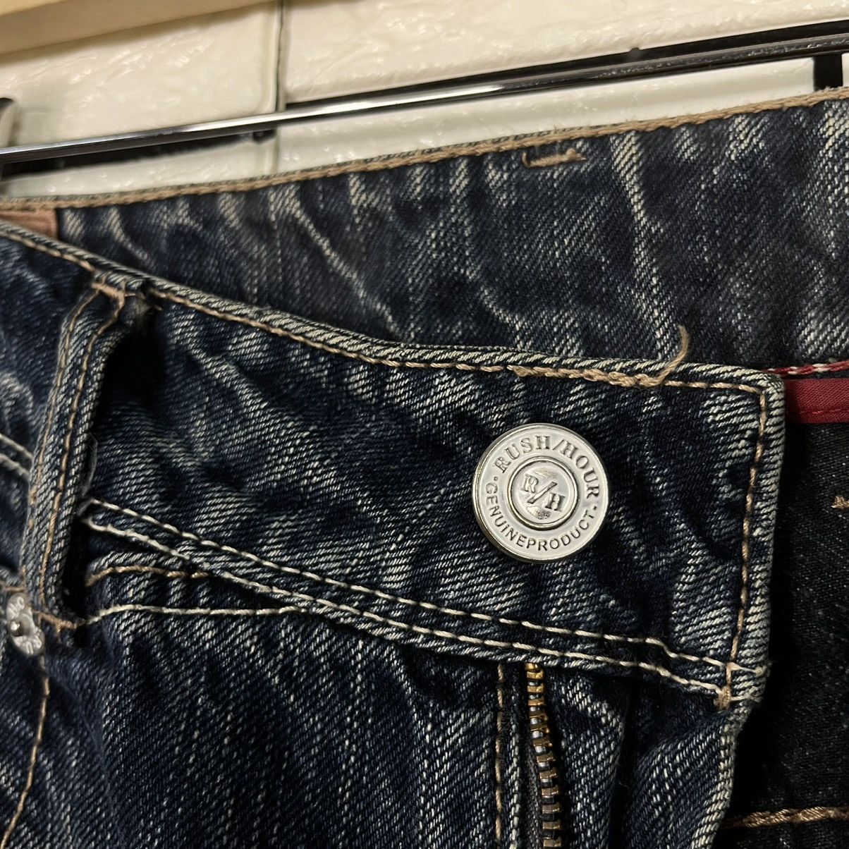 Japanese Brand Vintage Rush Hour Daily Used Workwear Denim Size US 32 / EU 48 - 16 Thumbnail
