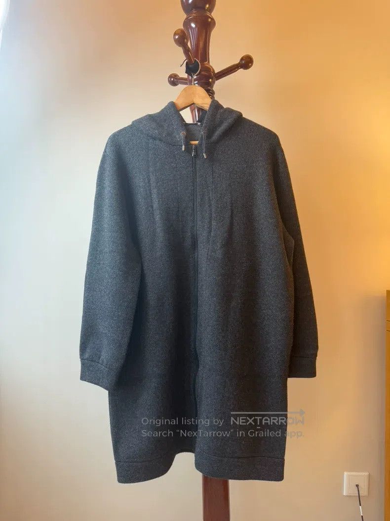Brunello Cucinelli Brunello Cucinelli Grey 100% Cashmere Fabric Classic Zippe Size M / US 6-8 / IT 42-44 - 1 Thumbnail