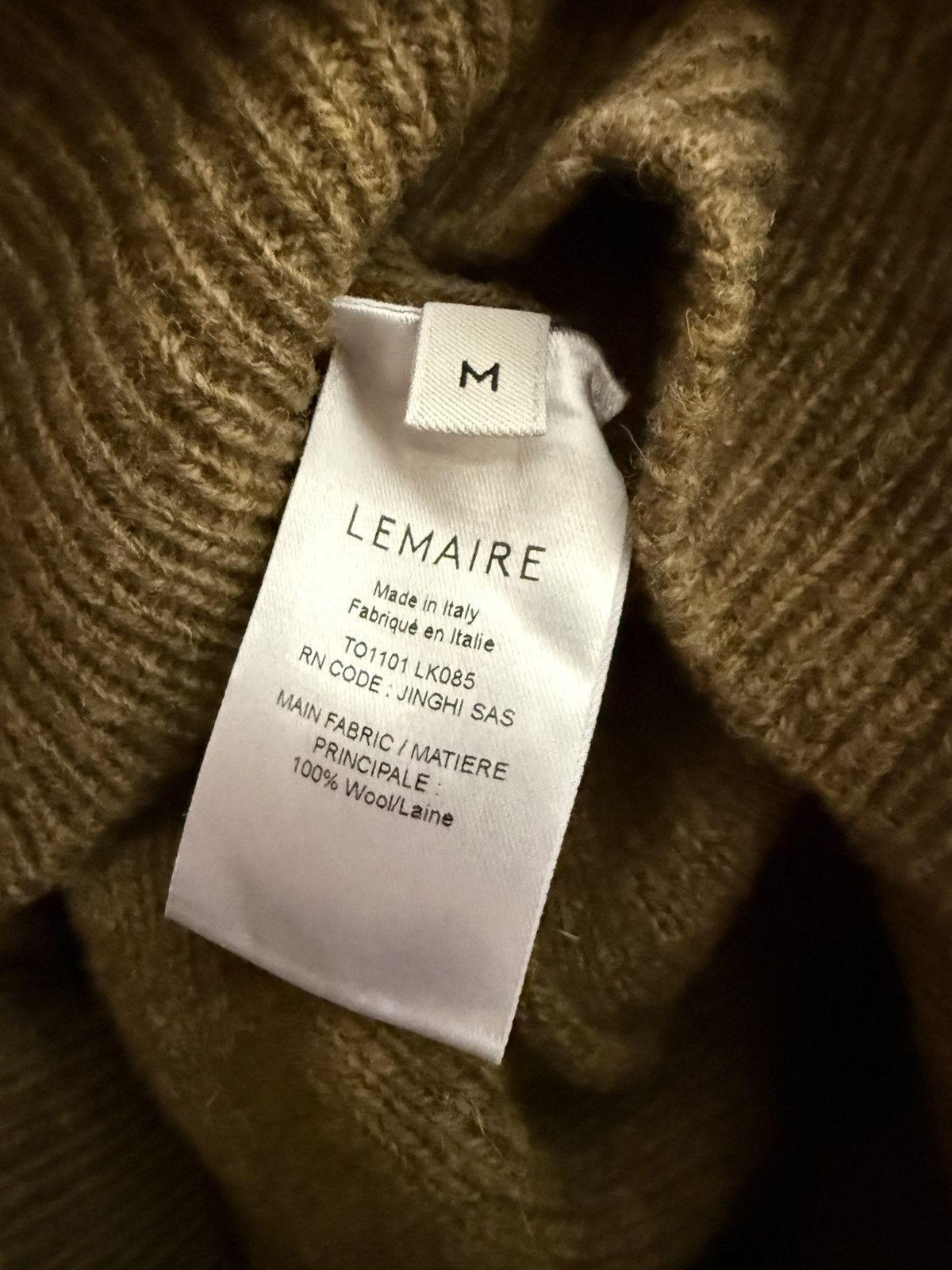 Lemaire Lemaire Knit Wool V Neck Pullover Sweater Medium Size US M / EU 48-50 / 2 - 3 Thumbnail