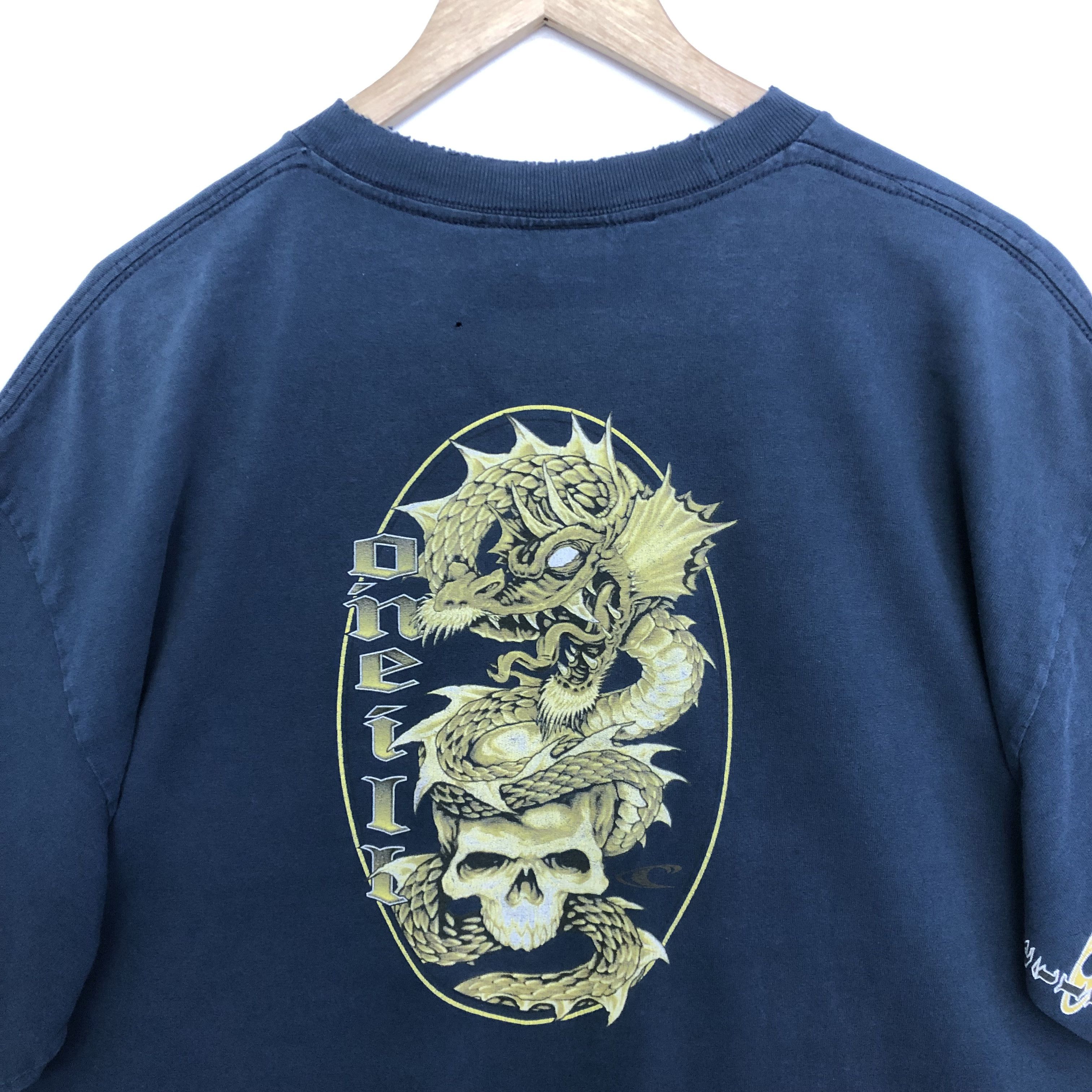 O'Neill O’NEILL SURFING VINTAGE DRAGON BACKHIT T-SHIRT Size US L / EU 52-54 / 3 - 3 Thumbnail