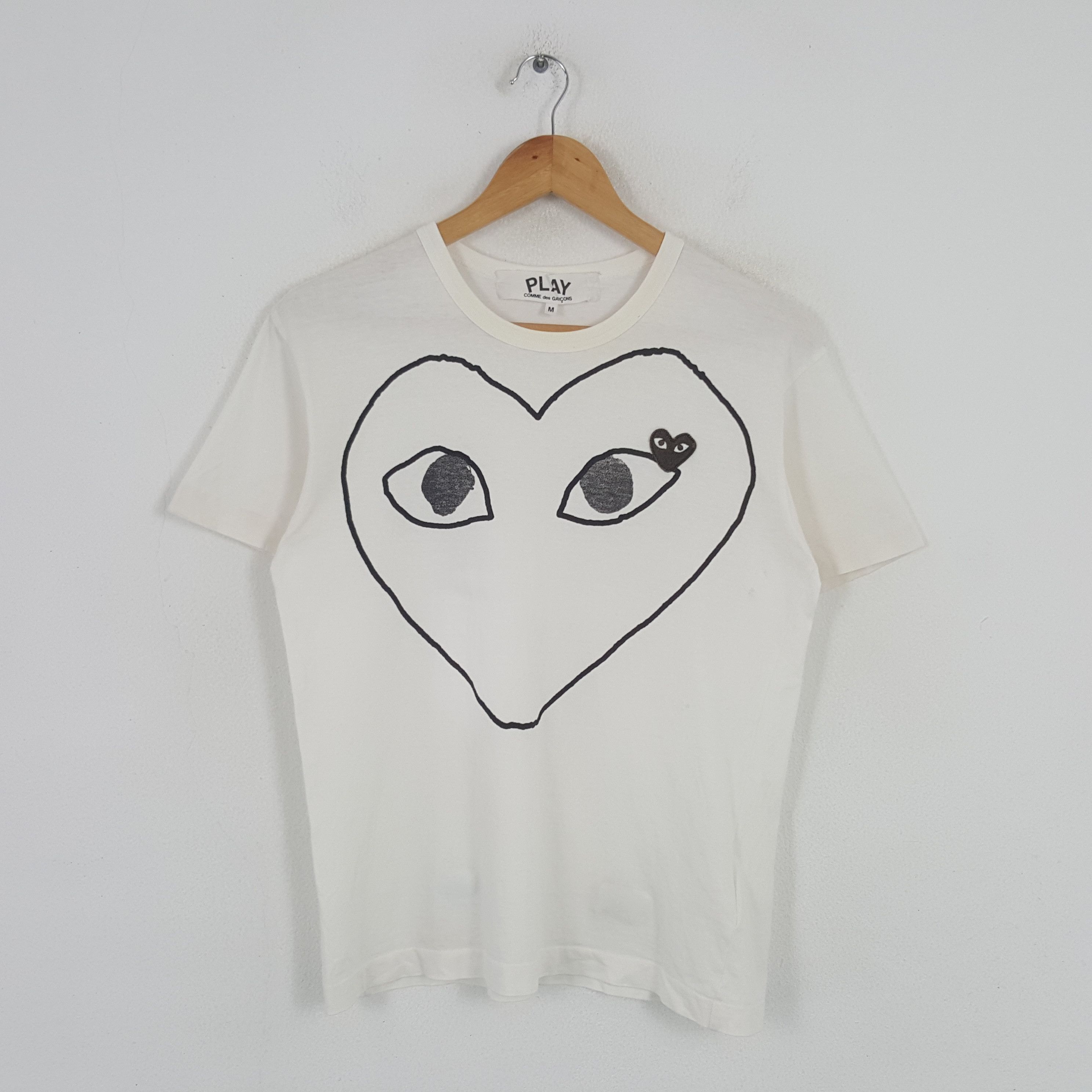 Comme des Garcons PLAY × Japanese Brand × Vintage Vintage Play Comme des Garcons Play Japanese Designer Tshirt Size US M / EU 48-50 / 2 - 1 Thumbnail