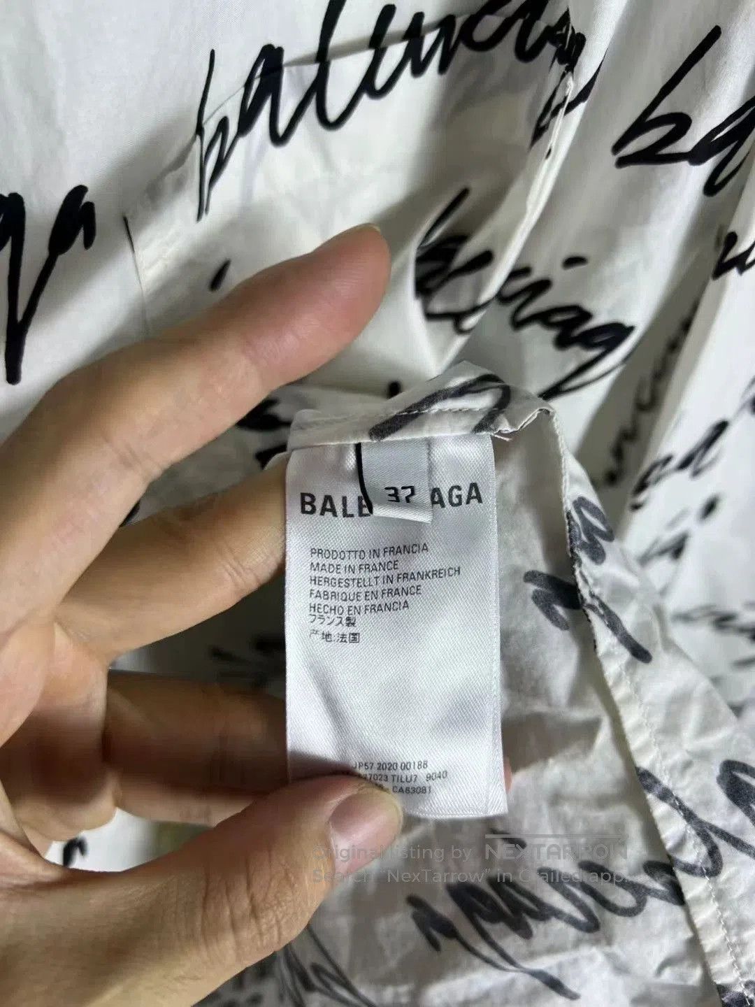 Balenciaga Balenciaga Logo Graffiti Print Shirt. Size US M / EU 48-50 / 2 - 5 Thumbnail