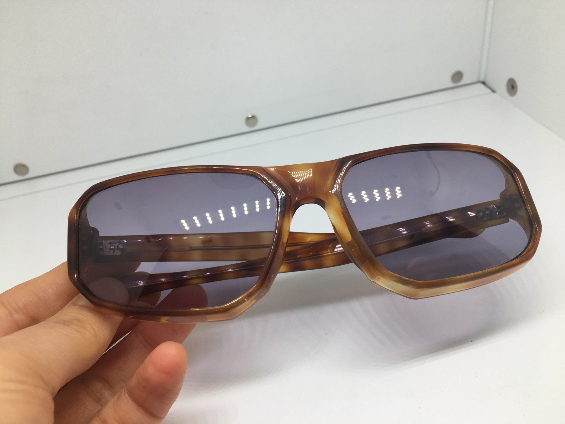 Vintage '68 MOD CUBISTE FAIT MAIN FRANCE Depose model Lunettes Size ONE SIZE - 3 Thumbnail