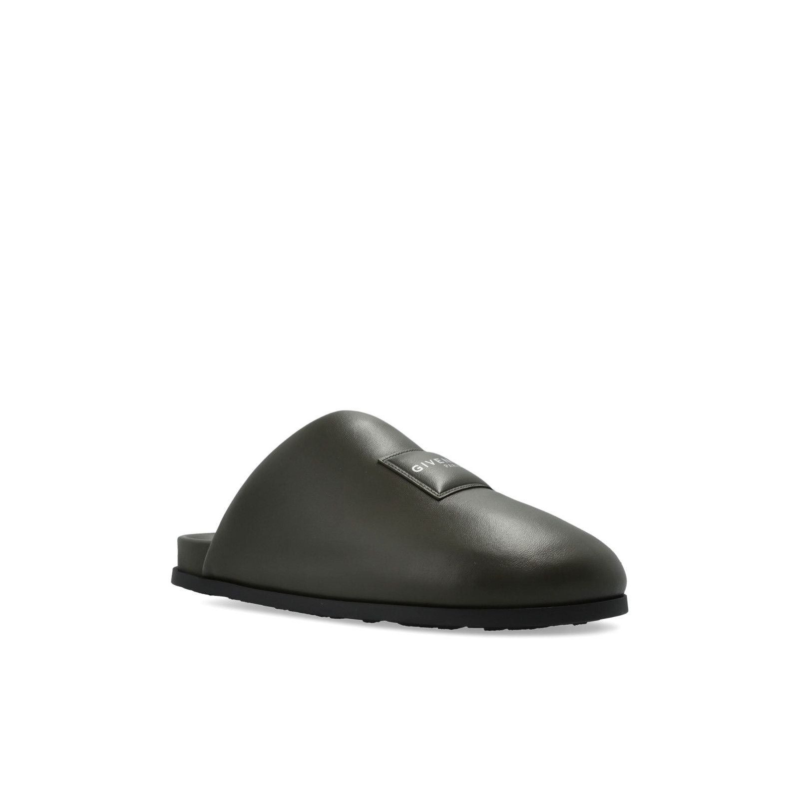 Givenchy GIVENCHY Green Leather Slides New & Authentic (Men's size:US Size US 8.5 / EU 41-42 - 2 Thumbnail