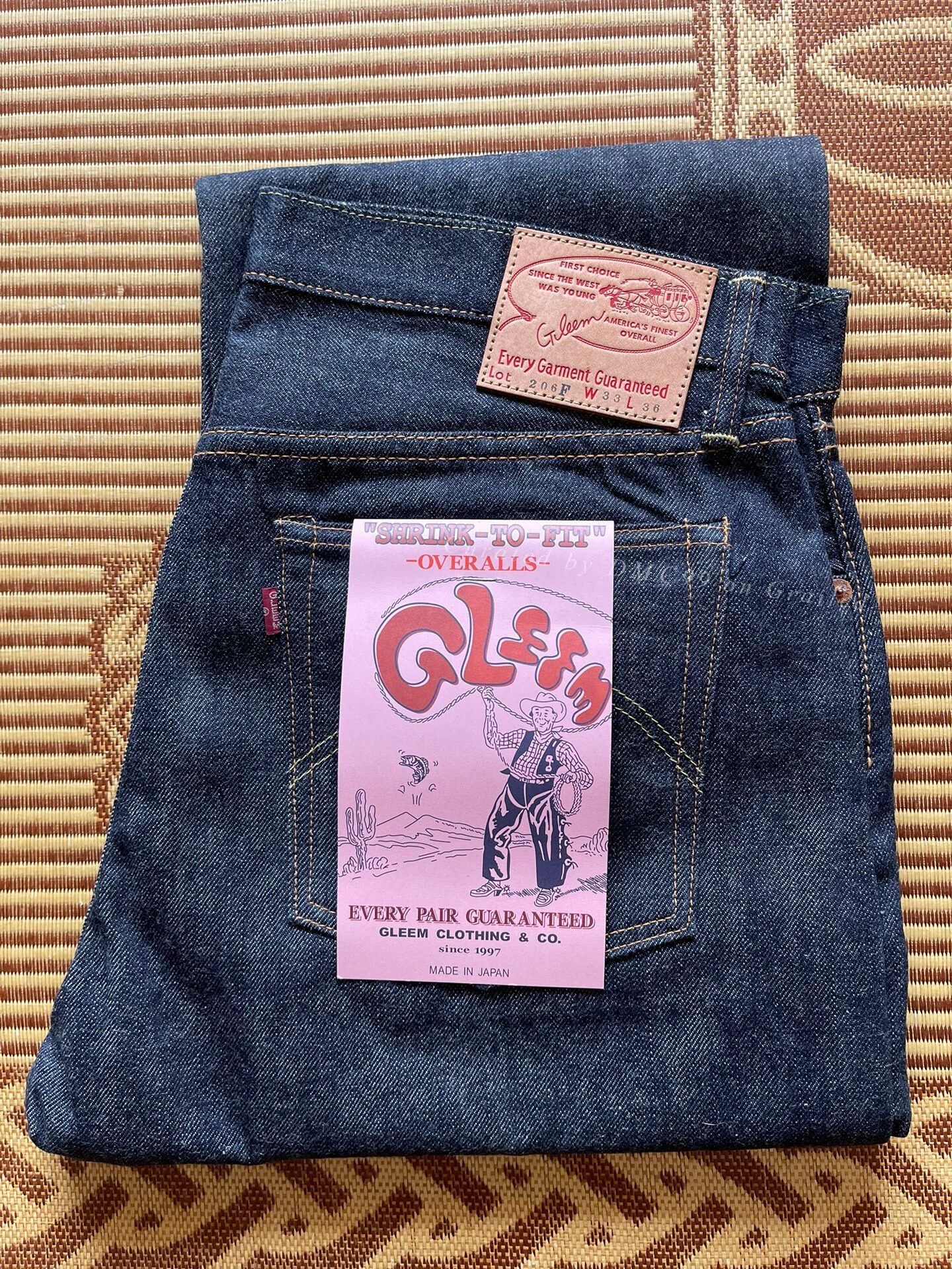 GRAILZ Gleem 206 Unwash Raw Denim Jeans Size US 30 / EU 46 - 1 Thumbnail