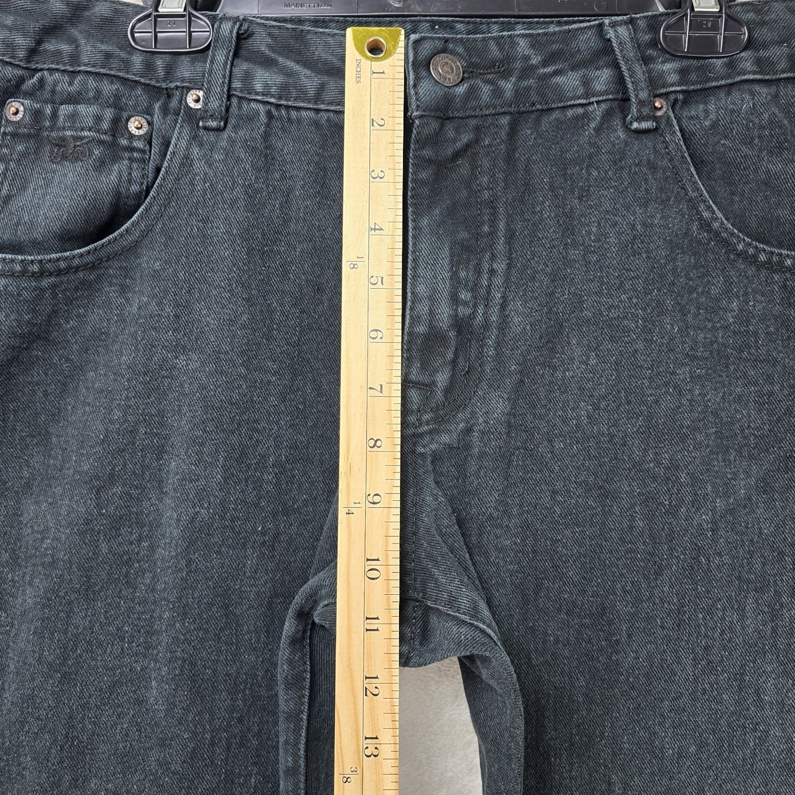 Other Sergio Never Legal Jeans Mens 36x32 Black Grunge Vintage Y2K Size US 36 / EU 52 - 16 Thumbnail