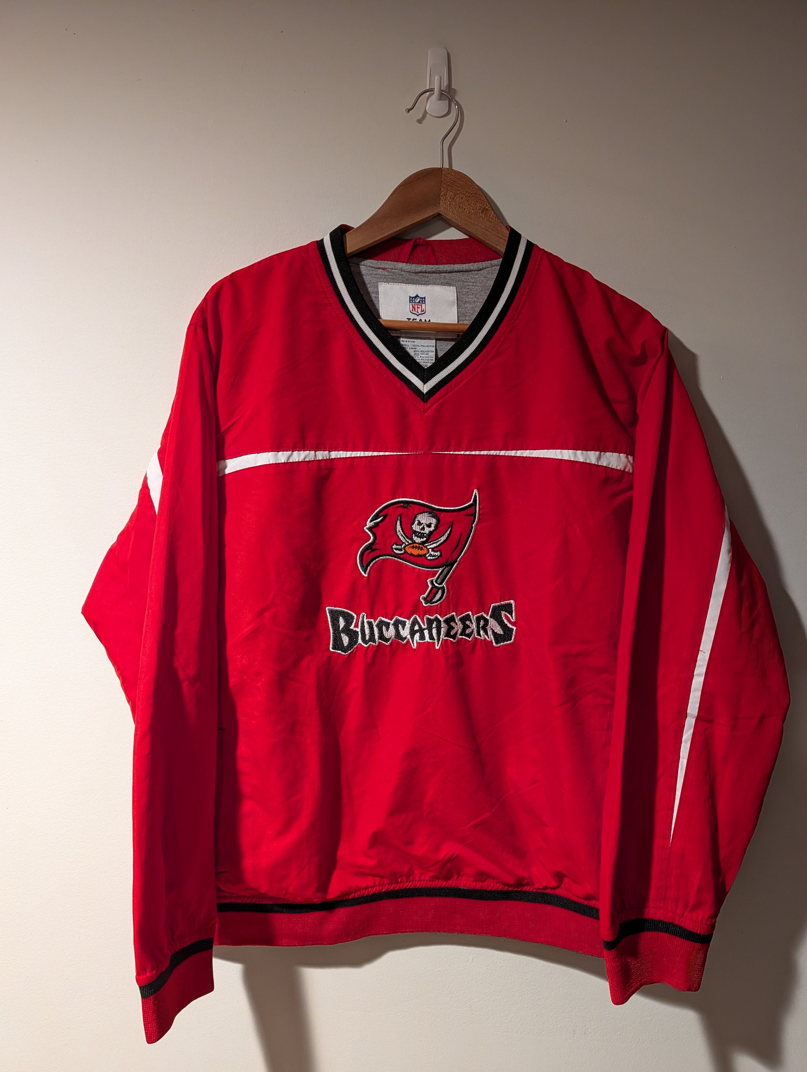 NFL Vintage Y2K Tampa Bay Buccaneers Kids XX-Large Windbreaker Size US XXL / EU 58 / 5 - 1 Thumbnail