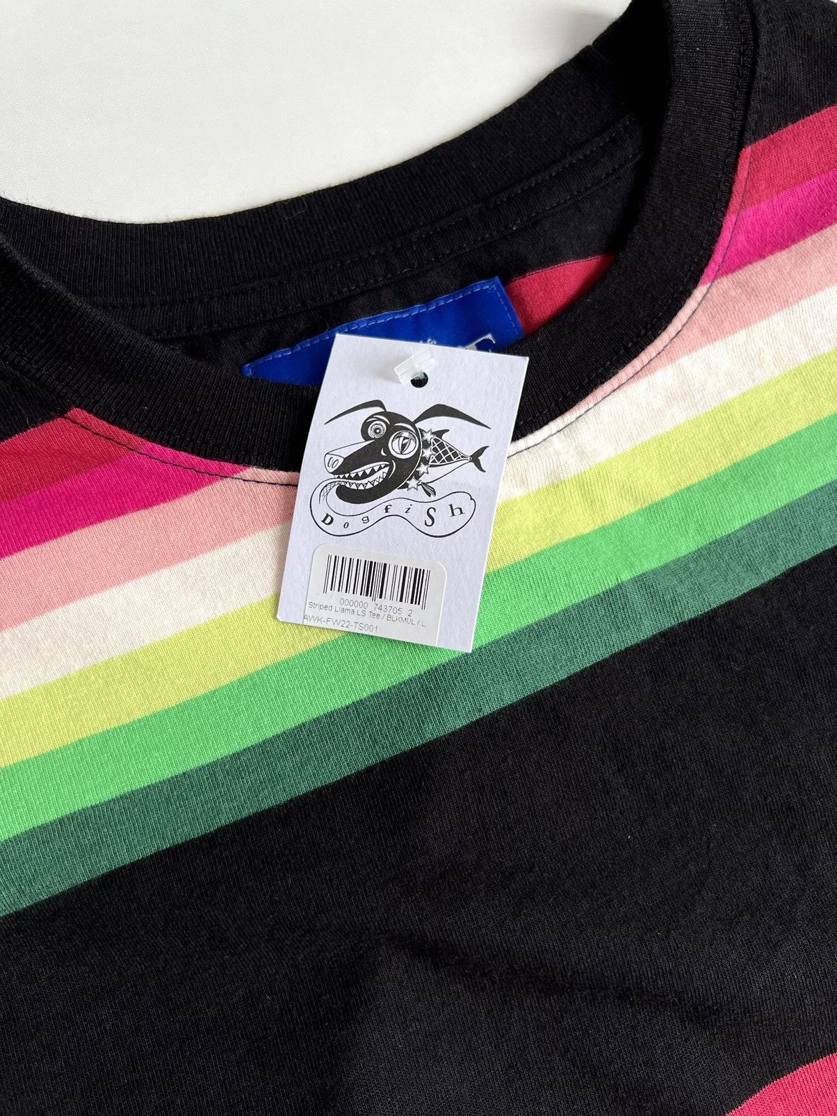 Awake NY FW22 AWAKE N.Y Striped Lama L/S T-Shirt Size US L / EU 52-54 / 3 - 8 Thumbnail