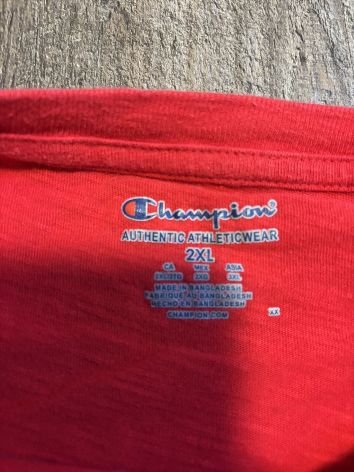 Champion Champion NCAA Wisconsin Badgers Logo Tee Shirt Size US XXL / EU 58 / 5 - 2 Thumbnail